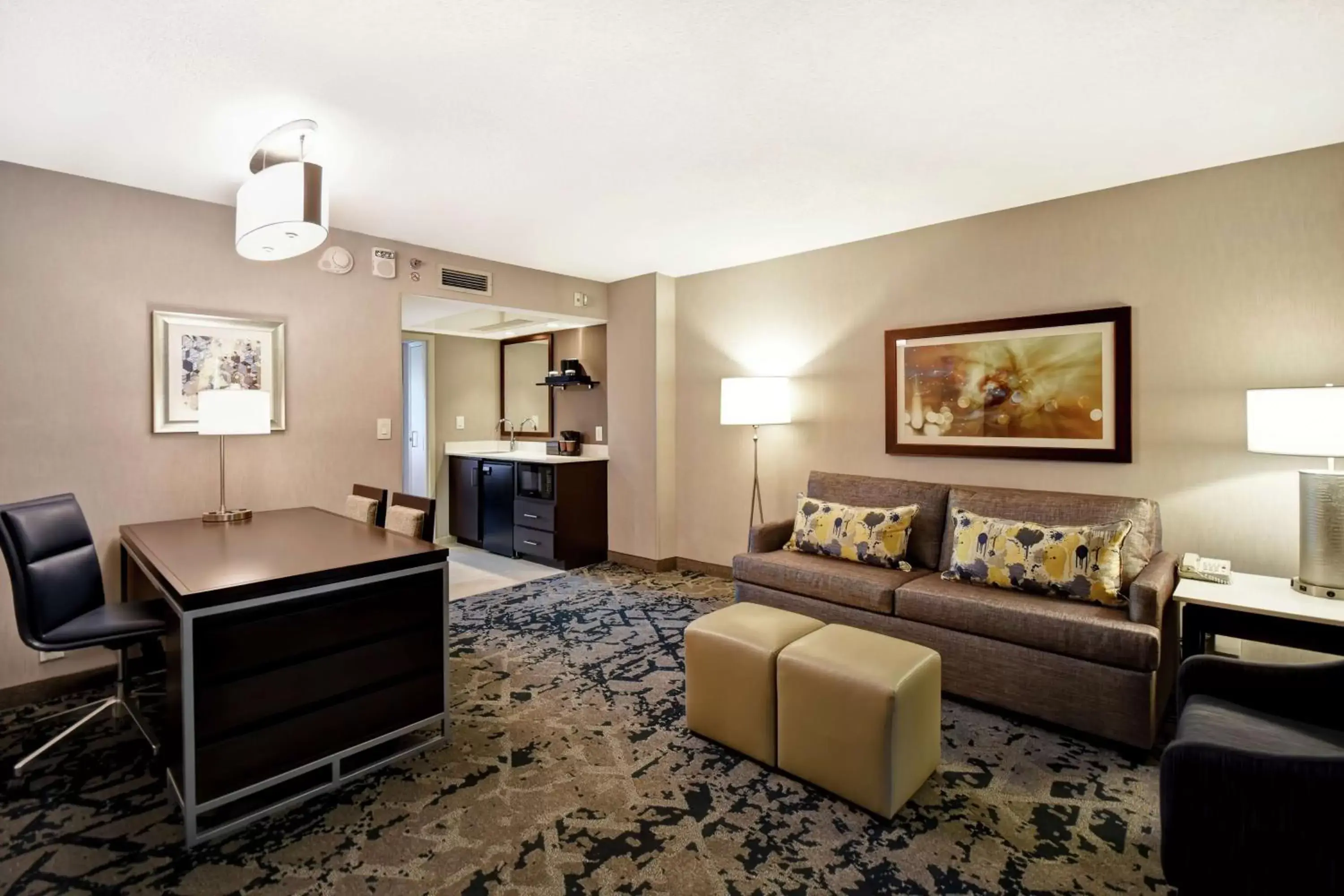 One-Bedroom Suite with Two Double Beds - Hearing Accessible/Non-Smoking in Embassy Suites by Hilton Raleigh Durham Research Triangle
