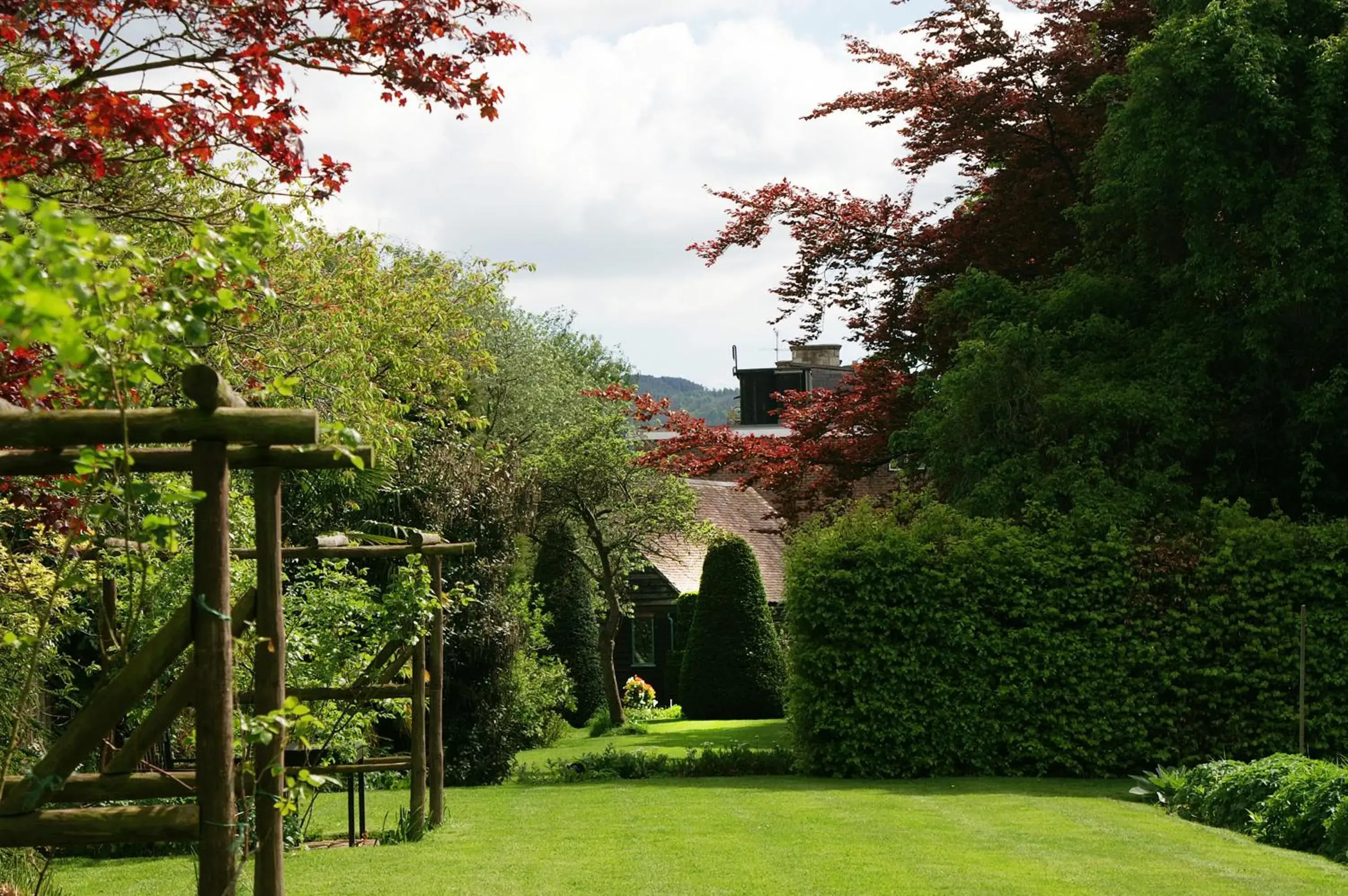 Garden in The Lygon Arms