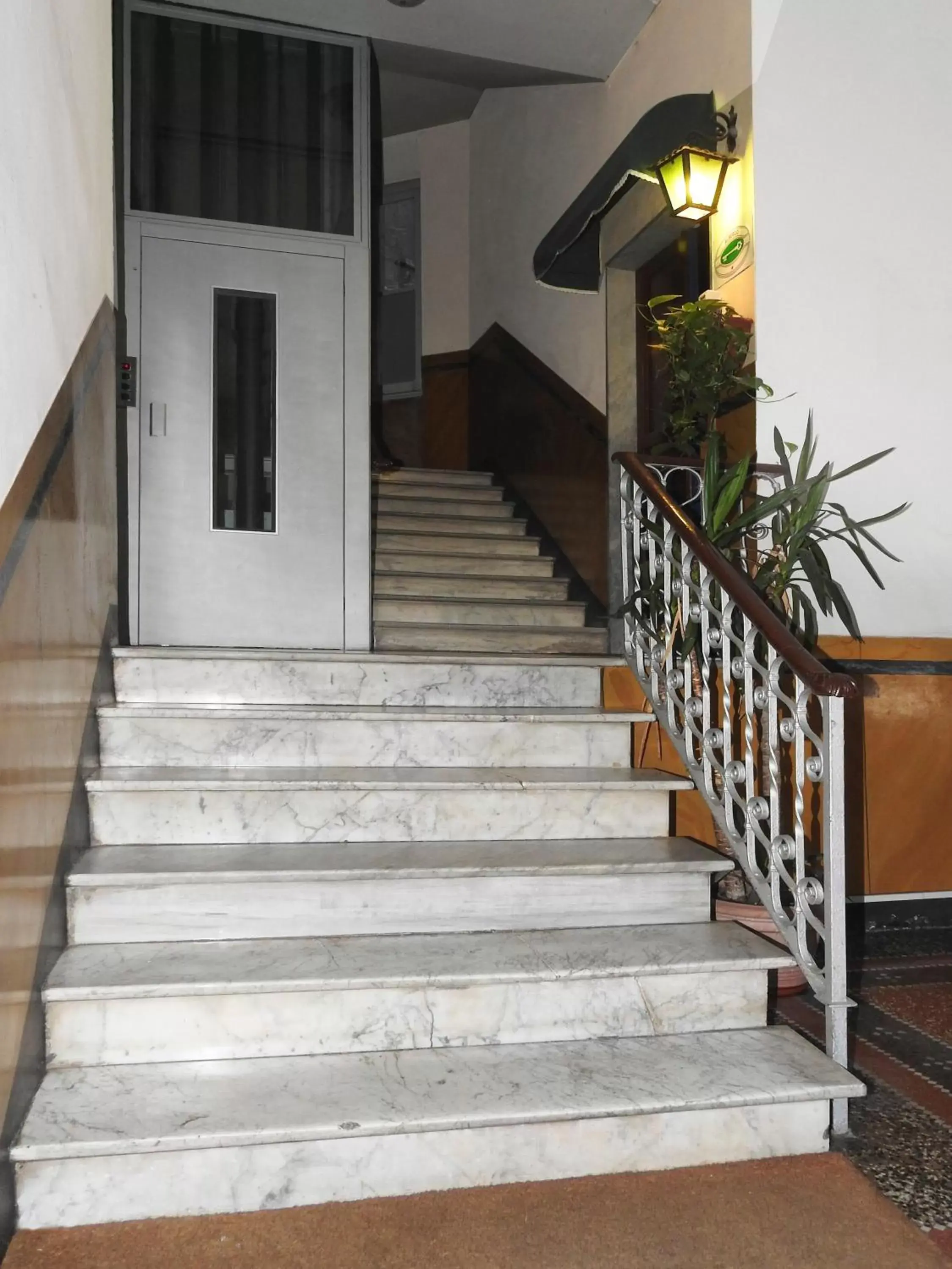 Decorative detail, Facade/Entrance in Albergo Annabella