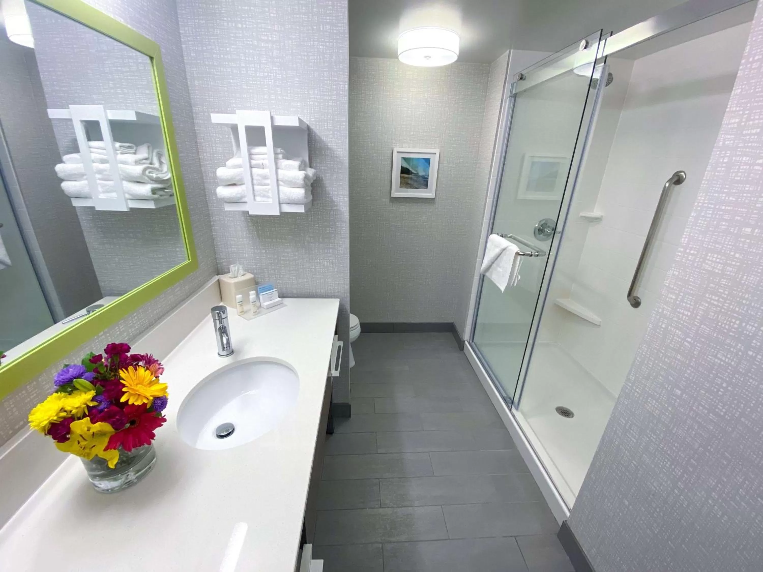 Bathroom in Hampton Inn Carlsbad North San Diego County