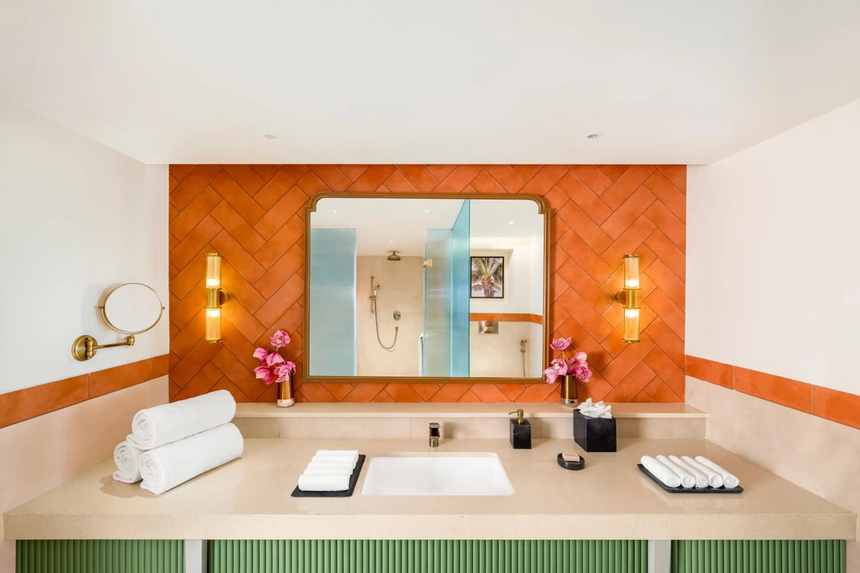 Bathroom in Taj Cidade de Goa Heritage, Goa