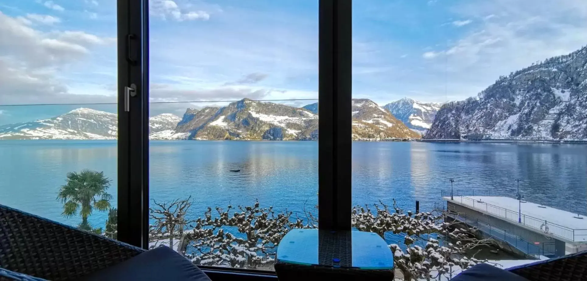View (from property/room), Lake View in Seehotel Pilatus