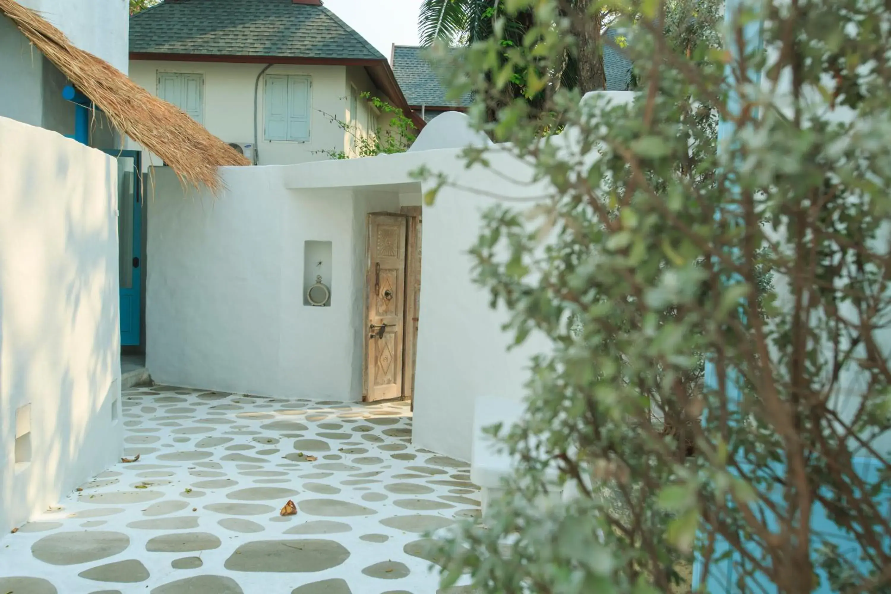 Facade/entrance in Resort De Paskani