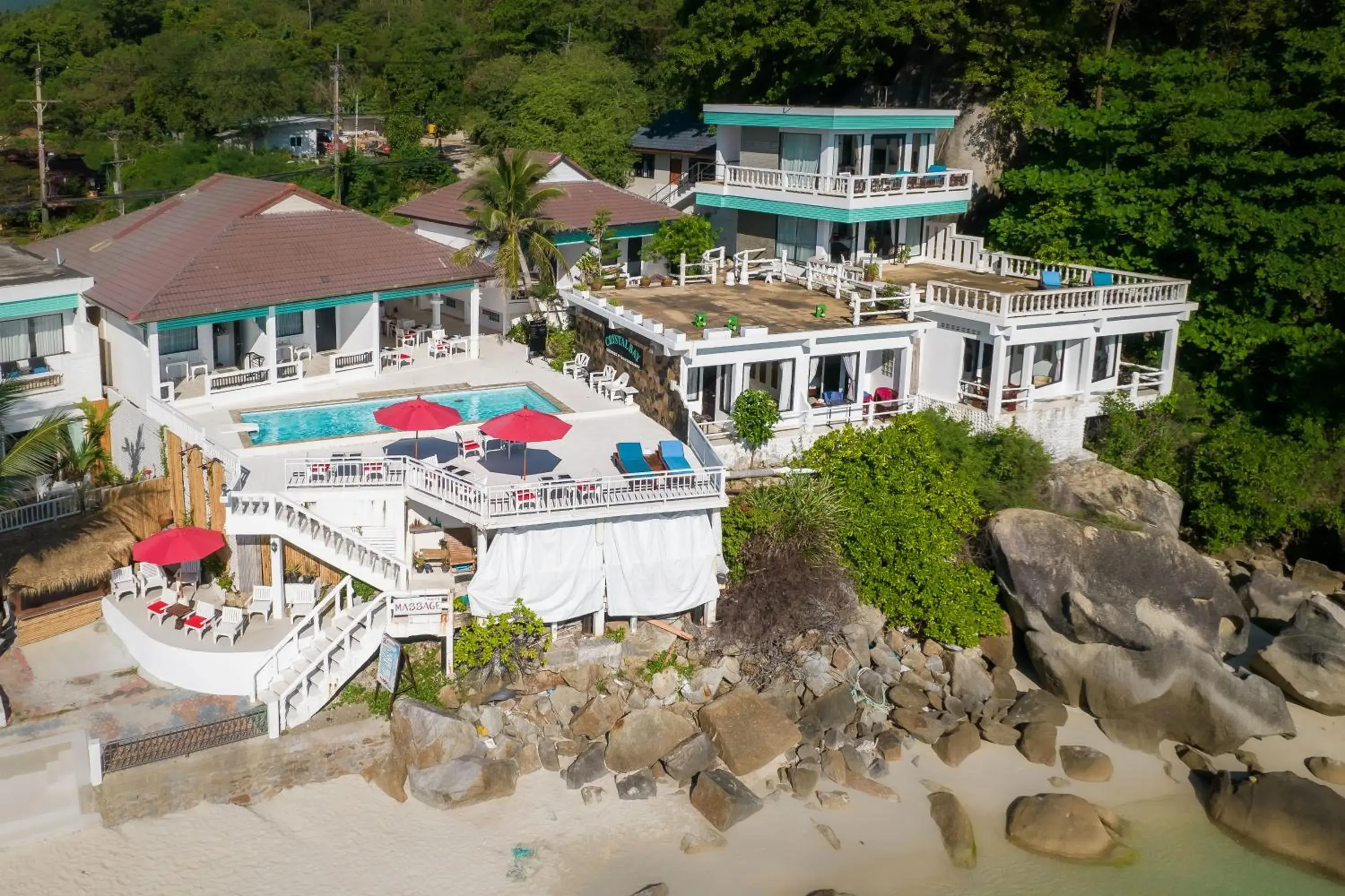 Property building, Bird's-eye View in Crystal Bay Beach Resort