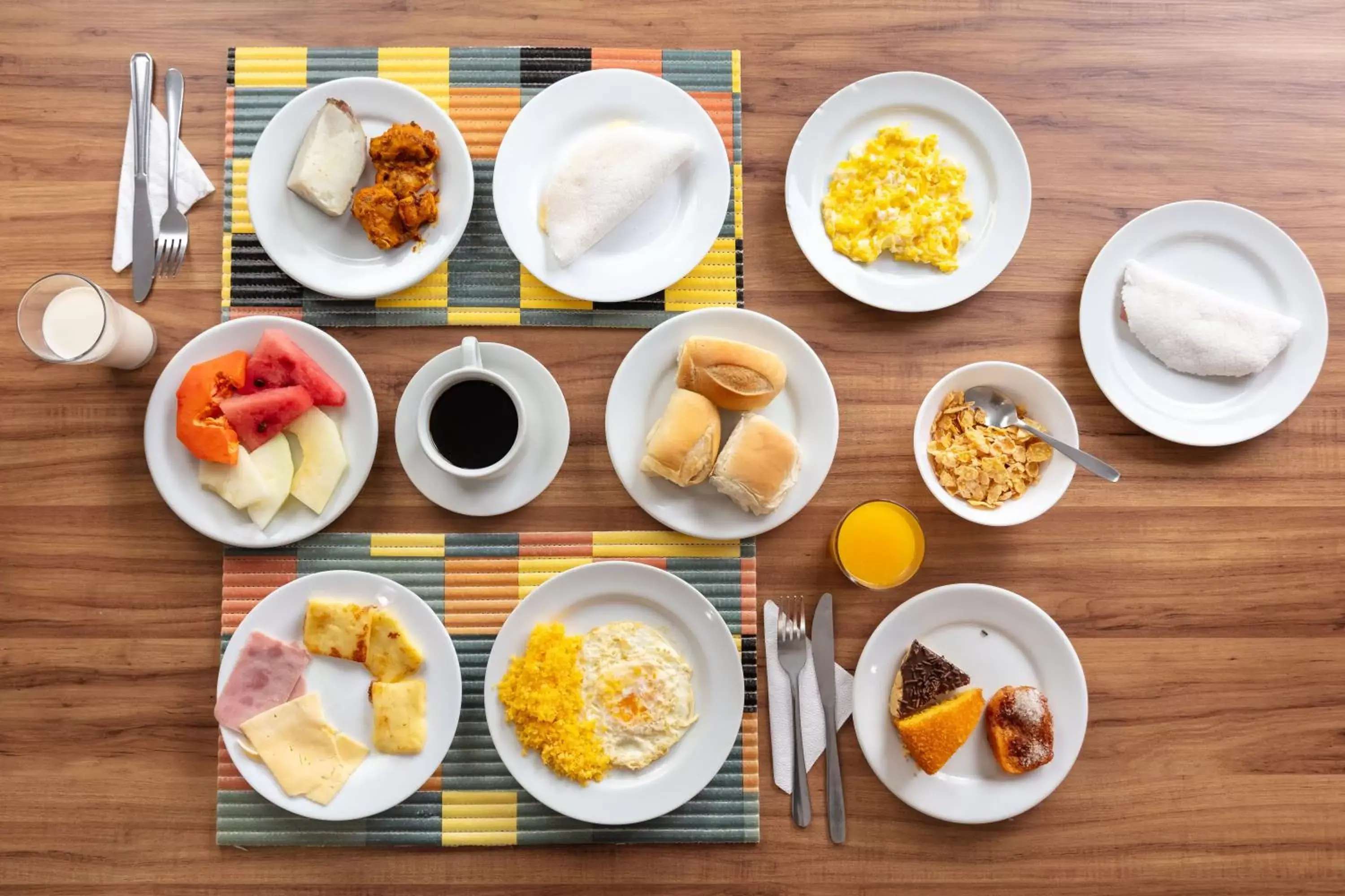 Food close-up, Breakfast in Hotel Ciribaí