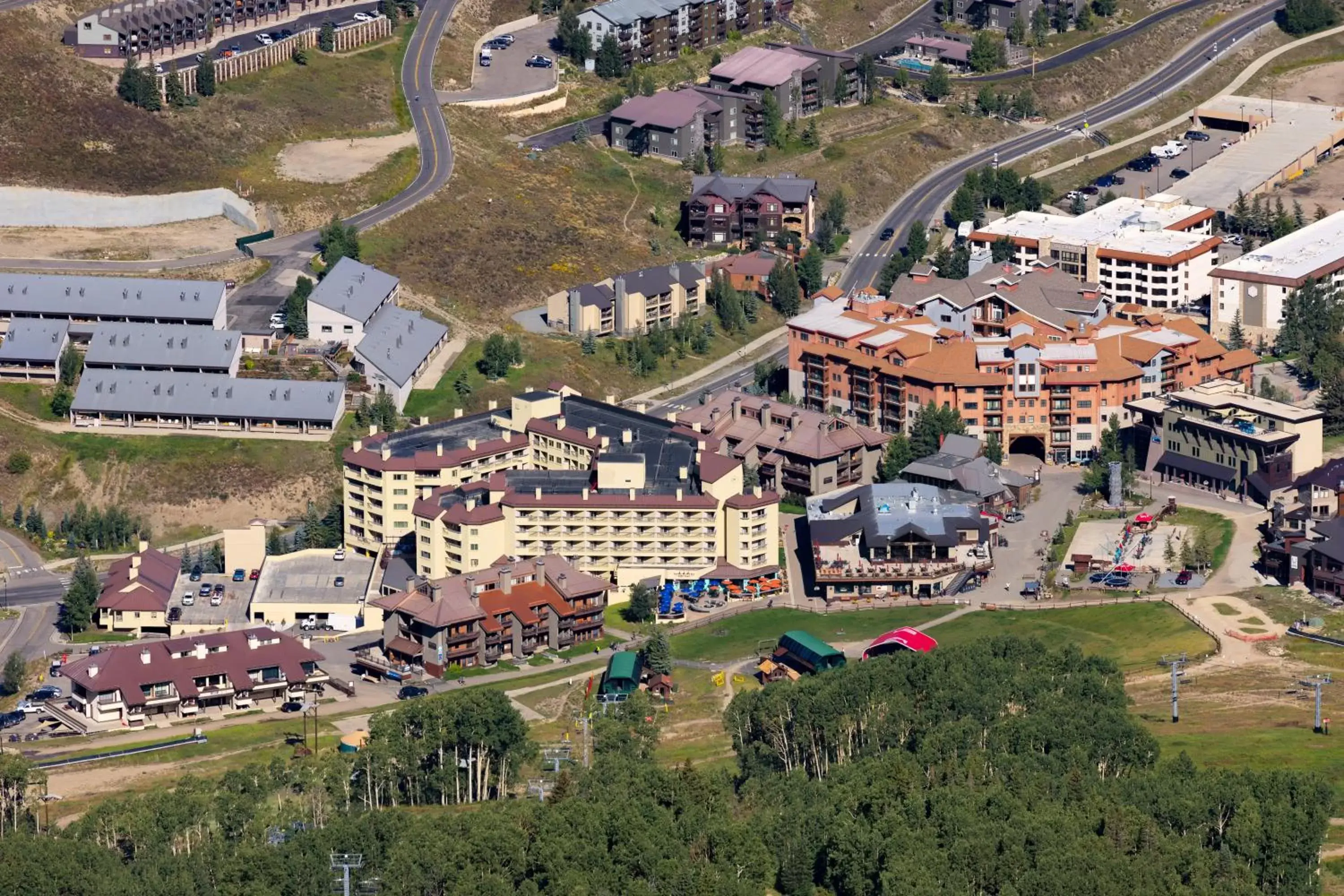 Property building, Bird's-eye View in Elevation Hotel & Spa