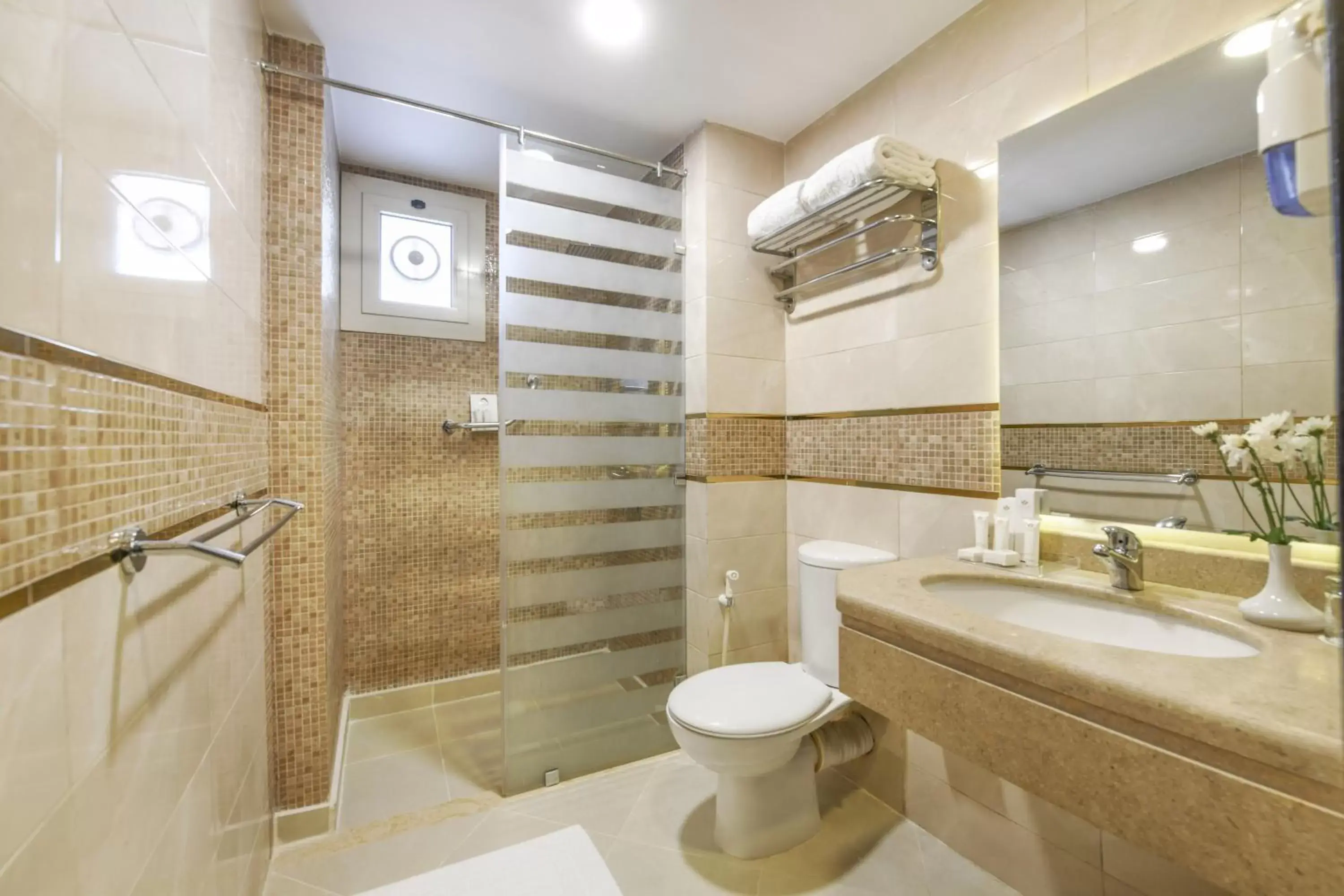 Shower, Bathroom in Tolip El Galaa Hotel Cairo