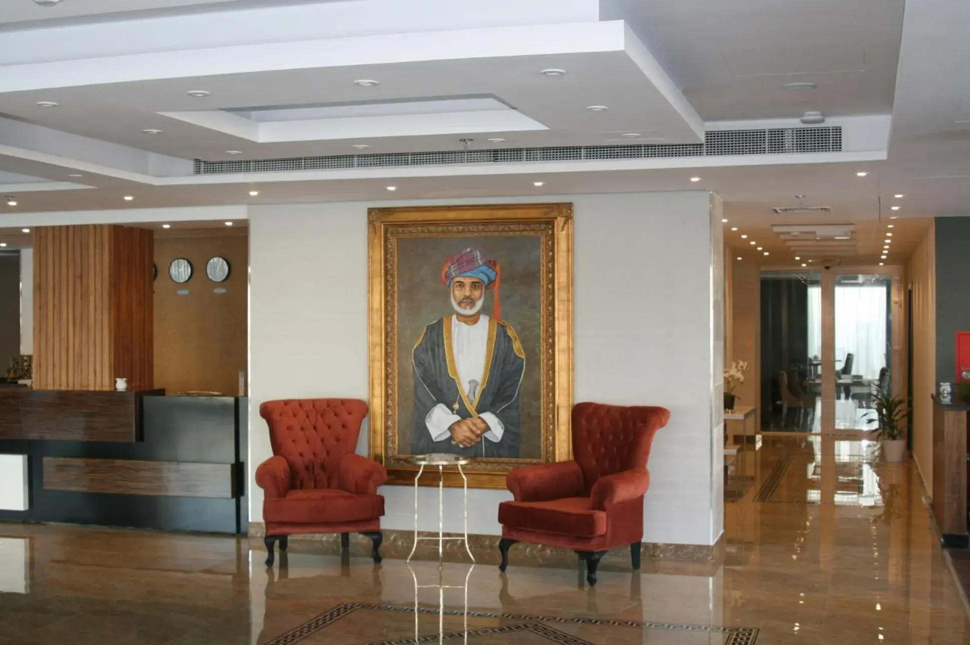 Lobby or reception in The Secure Inn Hotel Muscat Lobby or reception in The Secure Inn Hotel Muscat