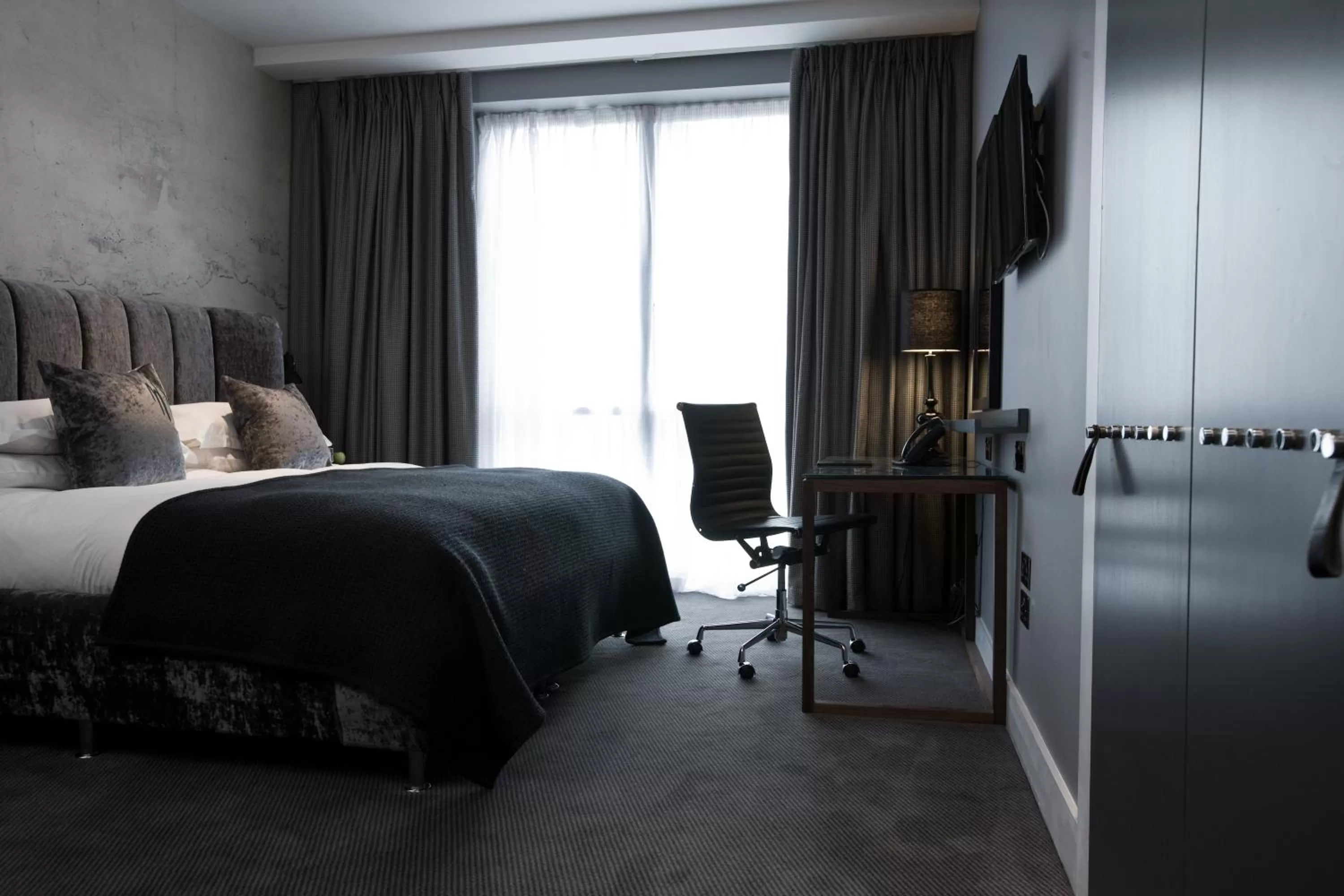 Bedroom, Bed in Malmaison Birmingham