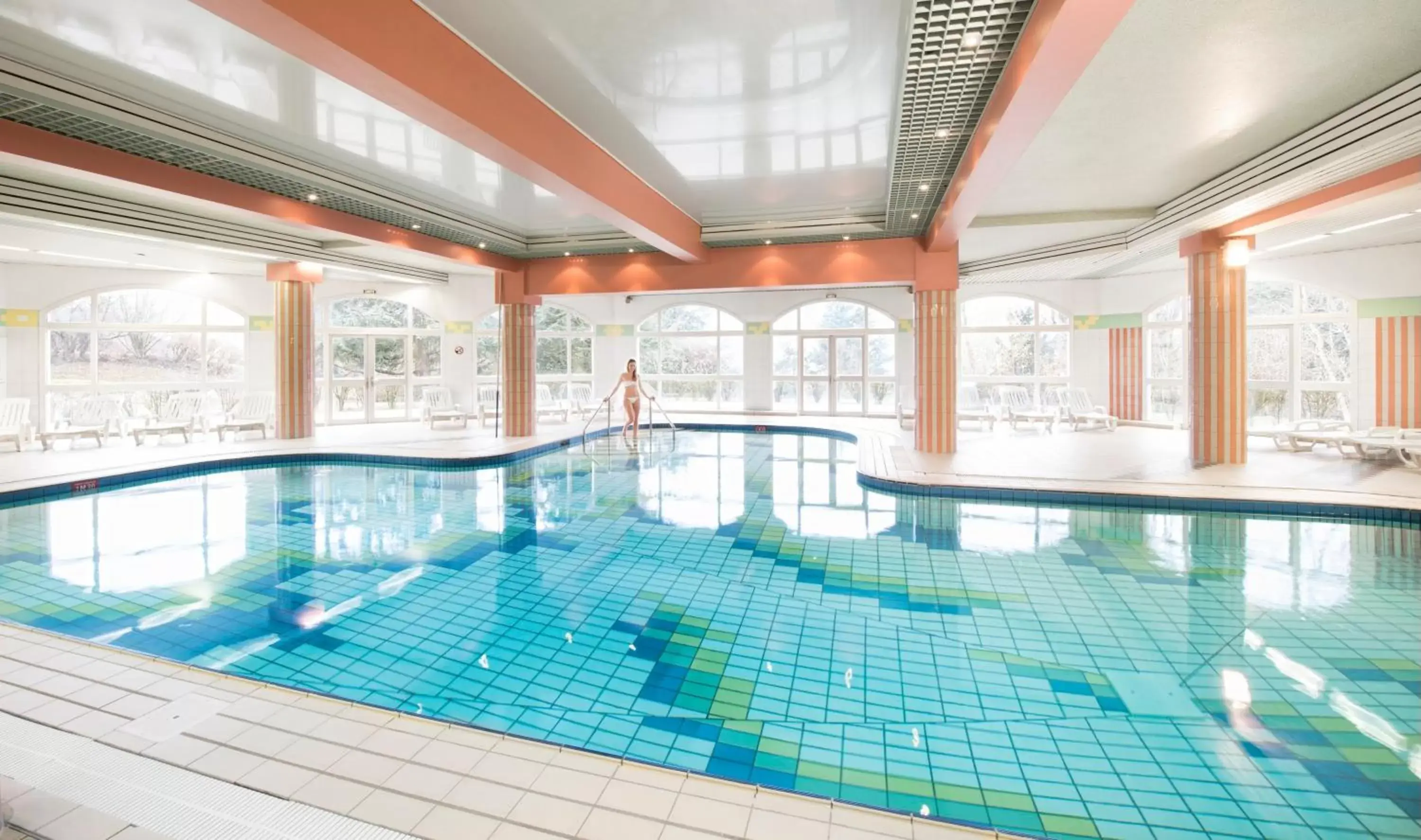 Swimming Pool in Hotel *** & Spa Vacances Bleues Villa Marlioz