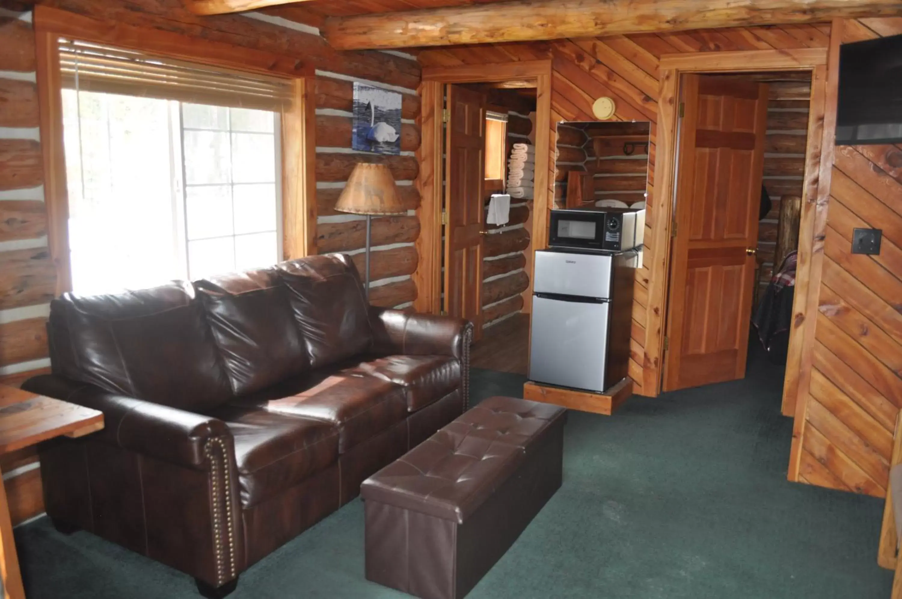 Communal lounge/ TV room, Seating Area in Crooked Creek Guest Ranch