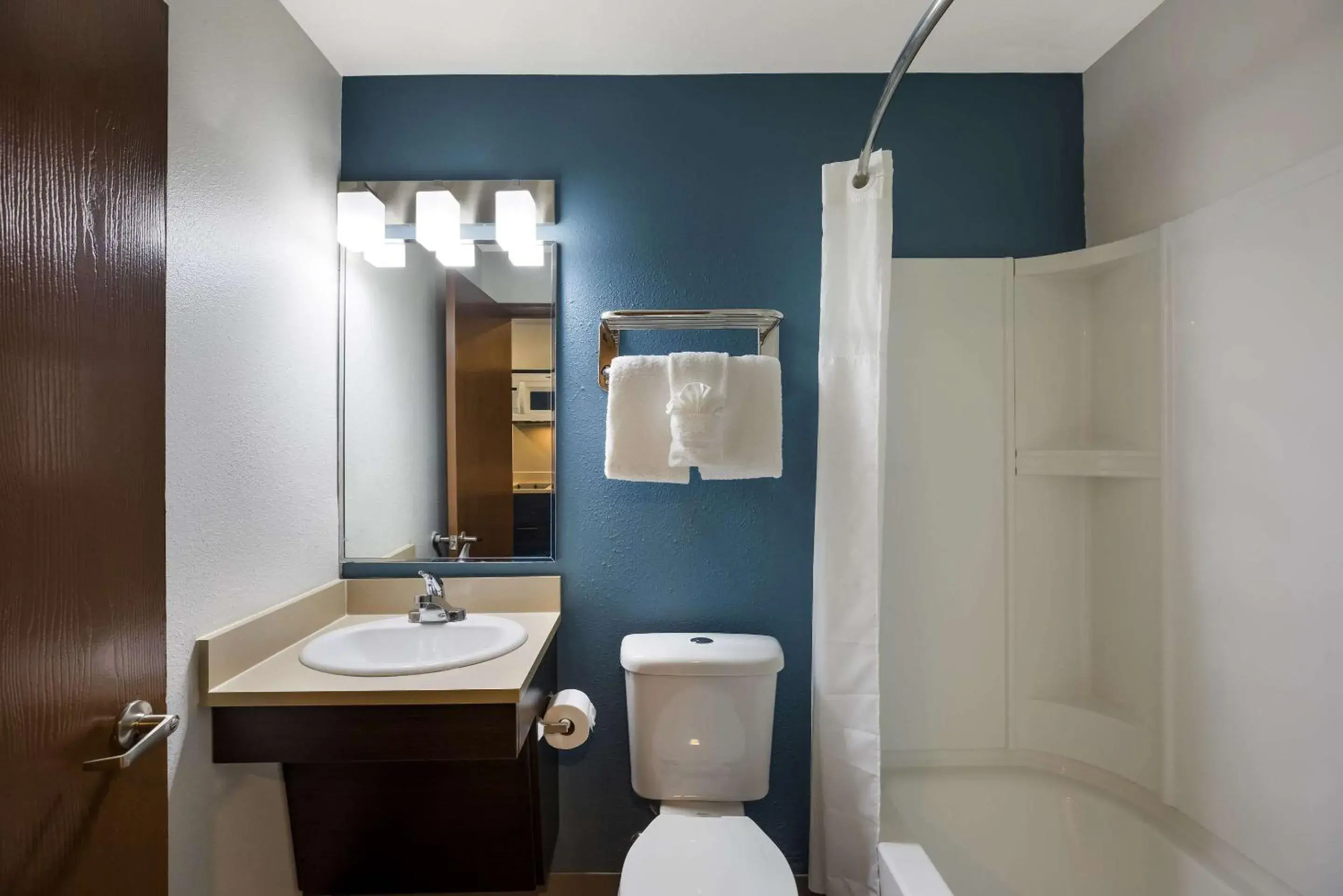 Bathroom in WoodSpring Suites Orlando North - Maitland