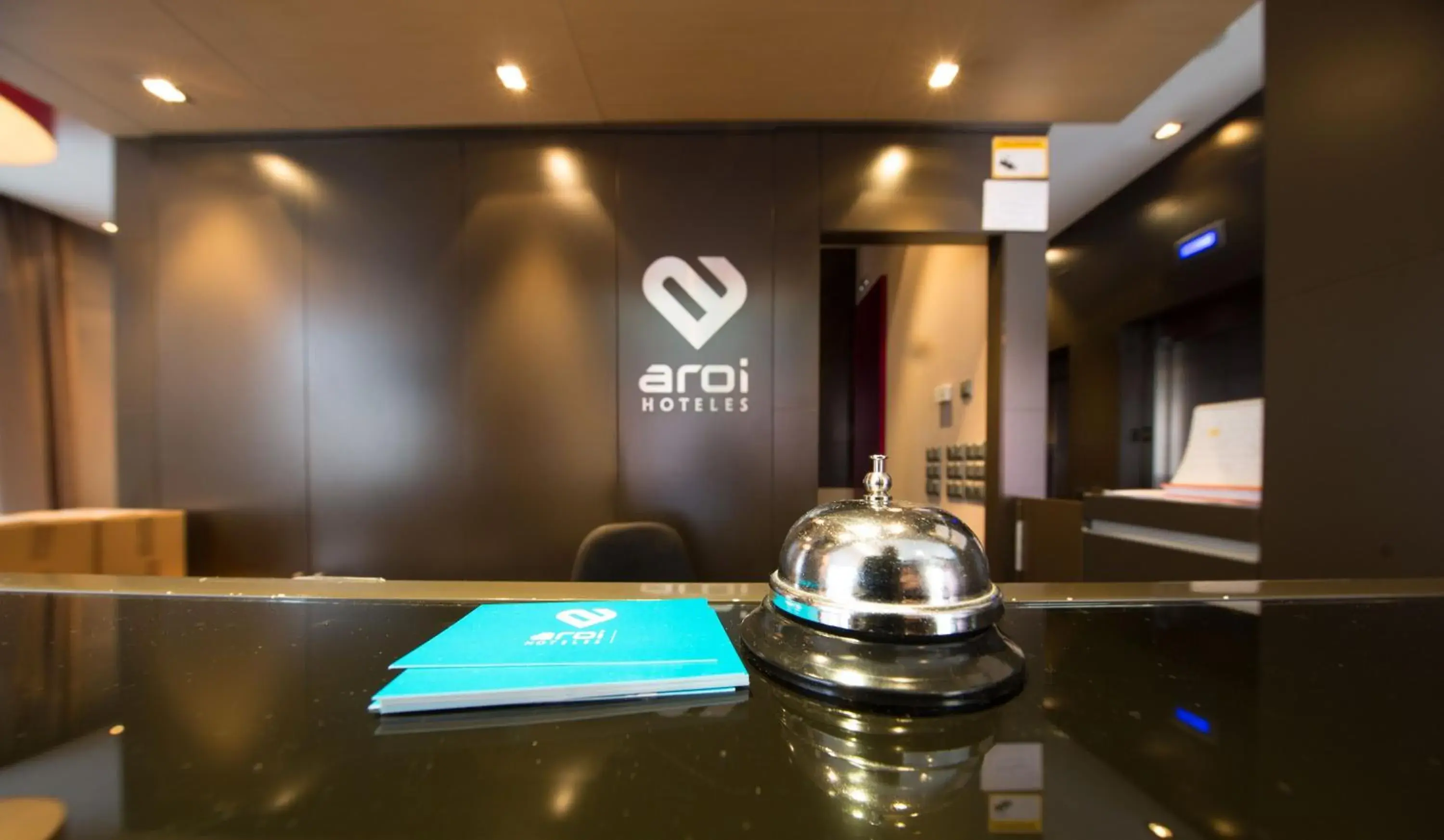 Lobby or reception in Hotel Aroi Ponferrada