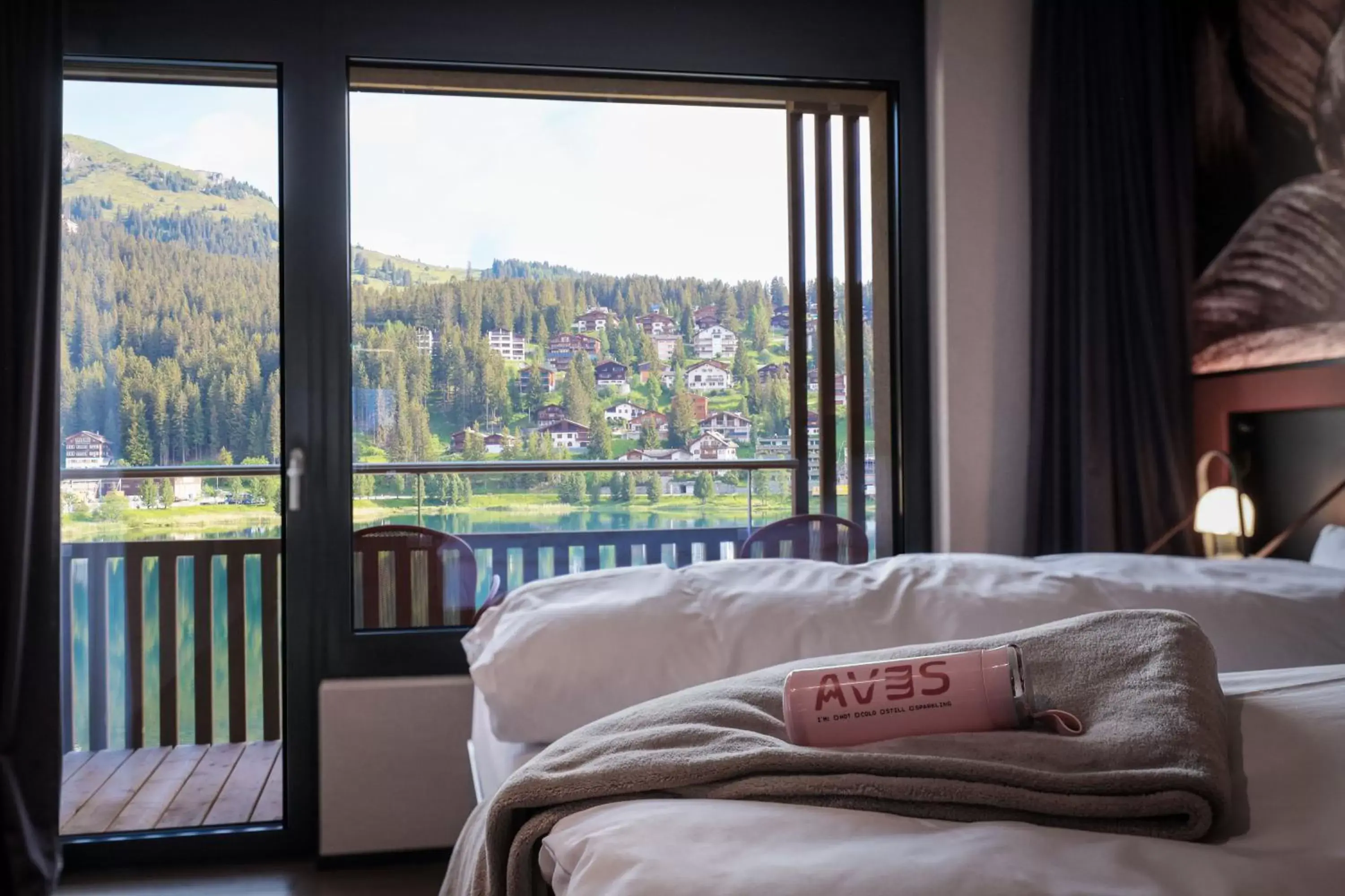 View (from property/room), Bed in Aves Arosa