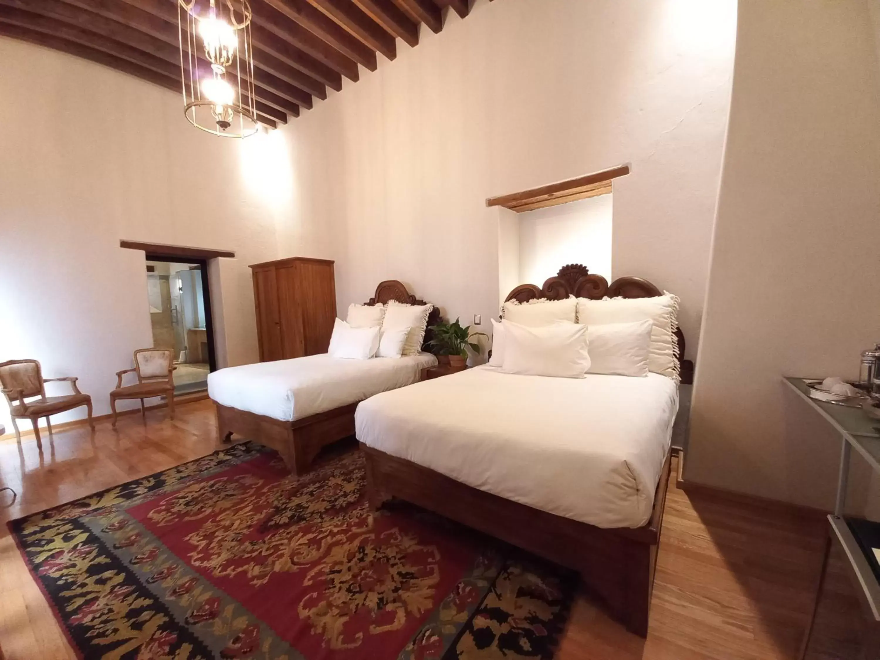 Bed in Casona Alonso 10- Hotelito Mexicano