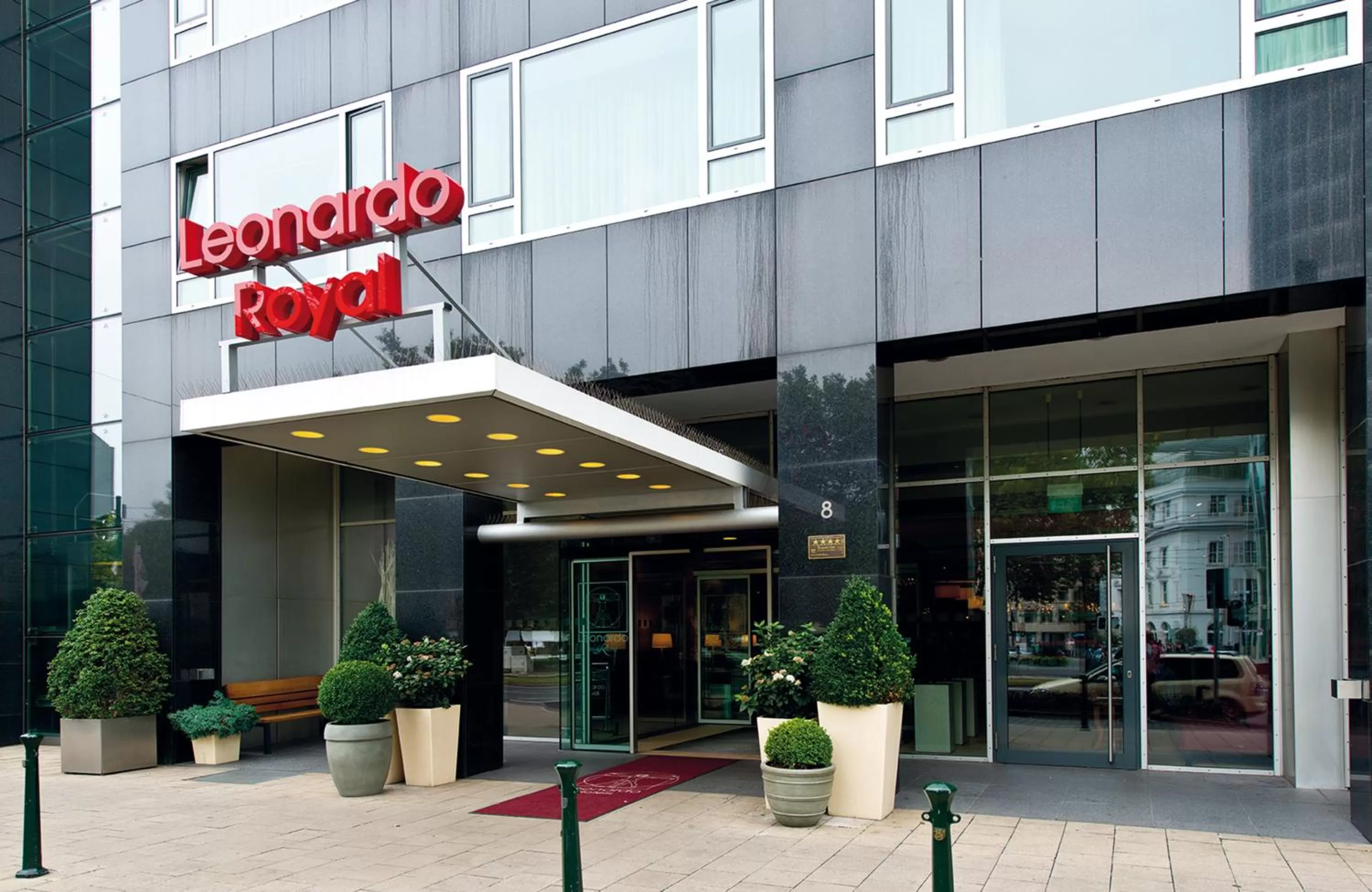Property building in Leonardo Royal Hotel Düsseldorf Königsallee