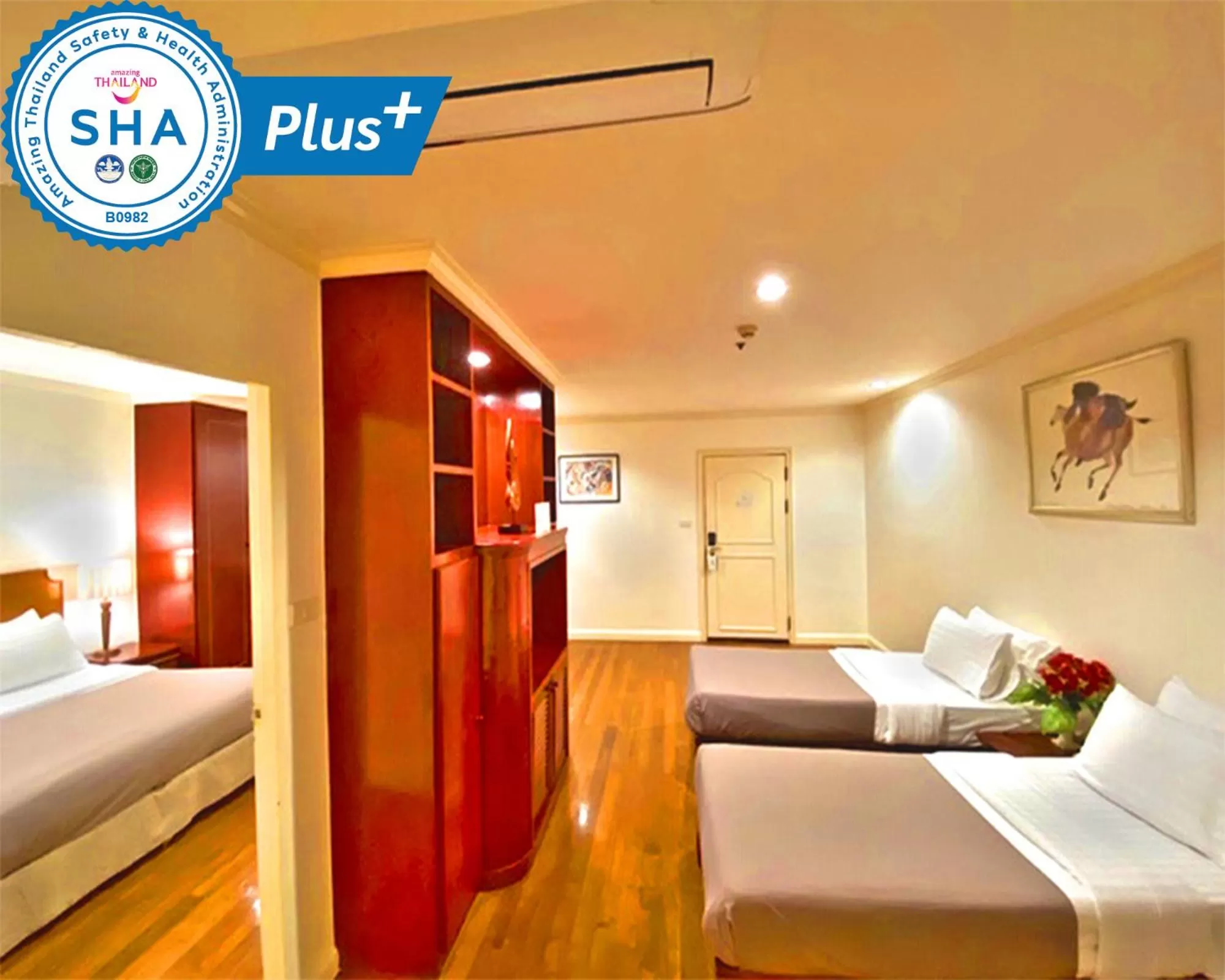 Bed in The Victory Residences Bangkok