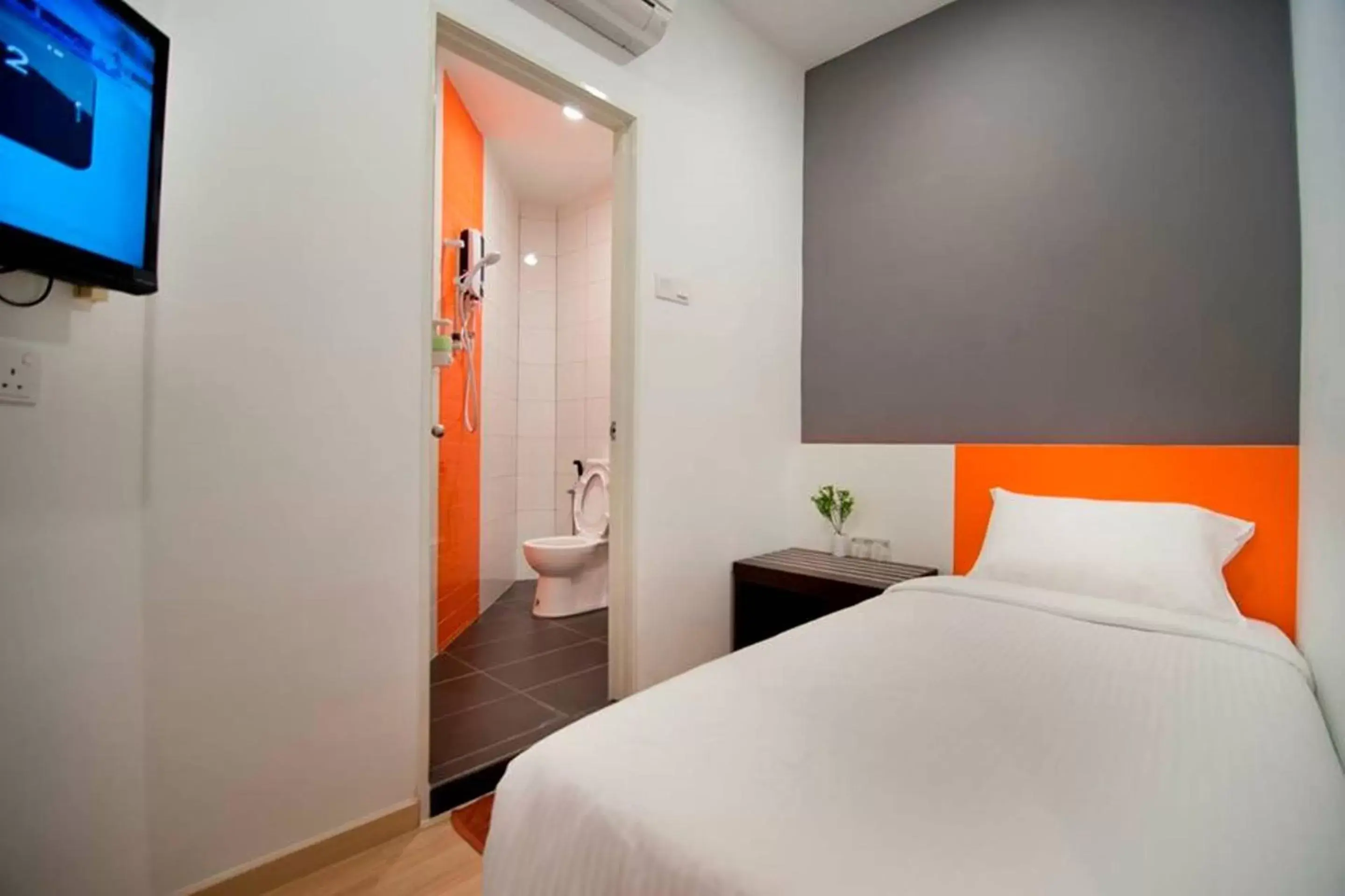 Bedroom, Bed in Big Orange Hotel Sungai Petani