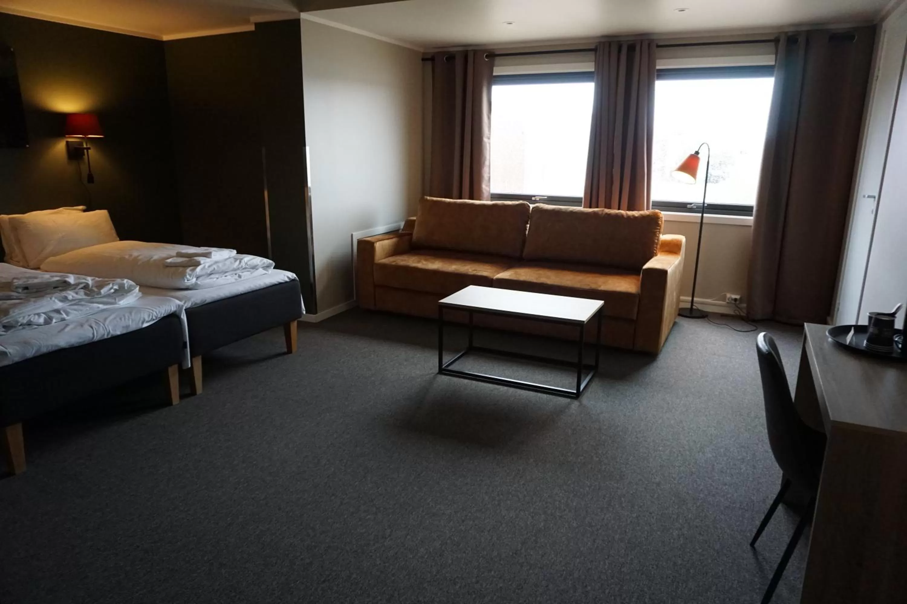 Photo of the whole room, Bed in Verdde Hotel Lakselv