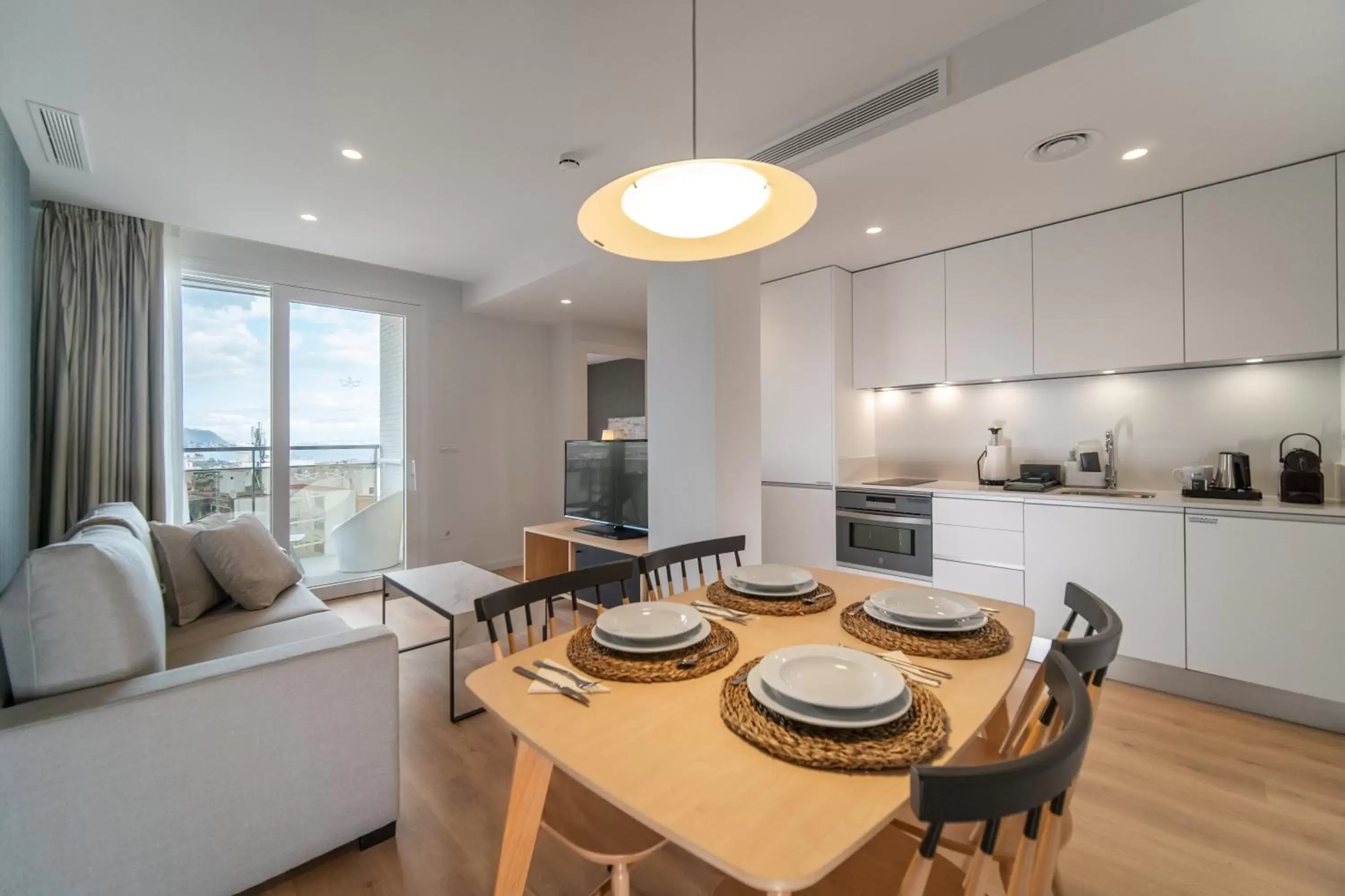 Living room, Dining Area in Ahoy Apartments