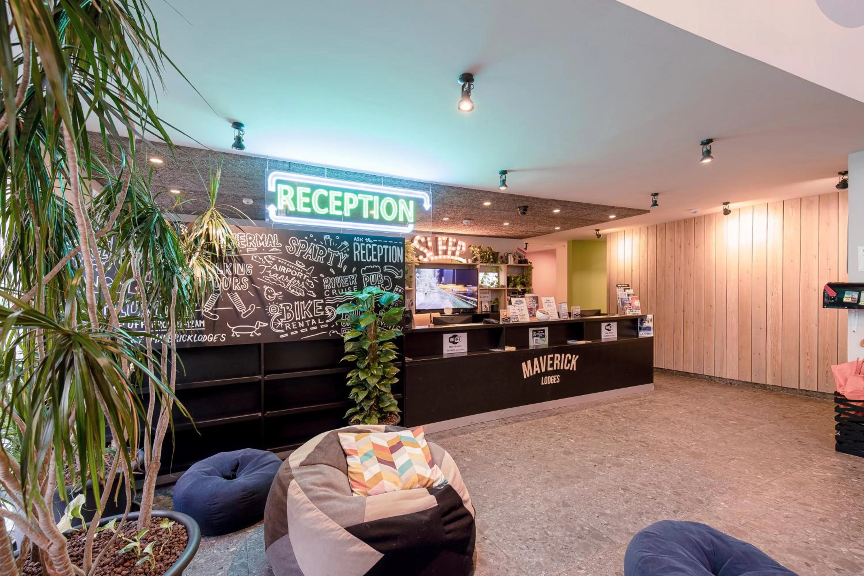 Lobby or reception in Maverick Central Market