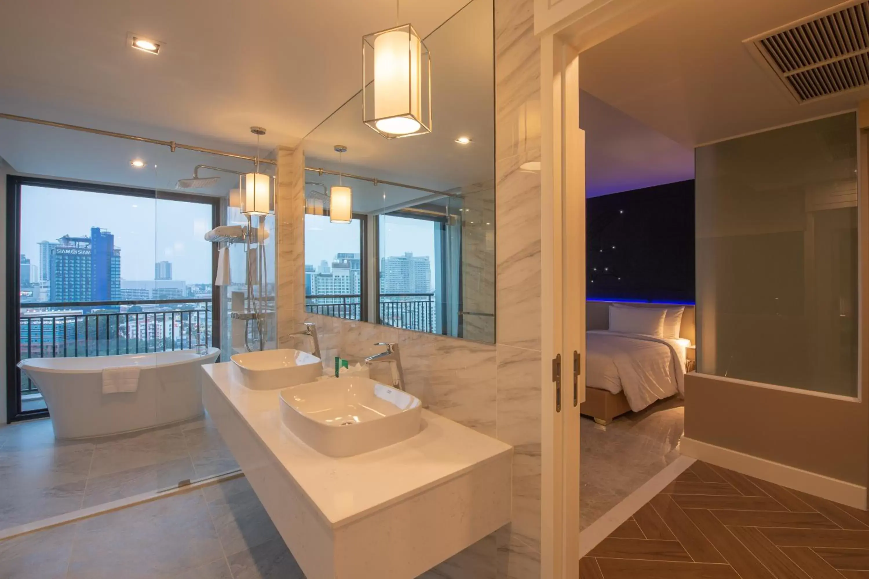 Bathroom in Pattaya Discovery Beach Hotel - SHA Extra Plus