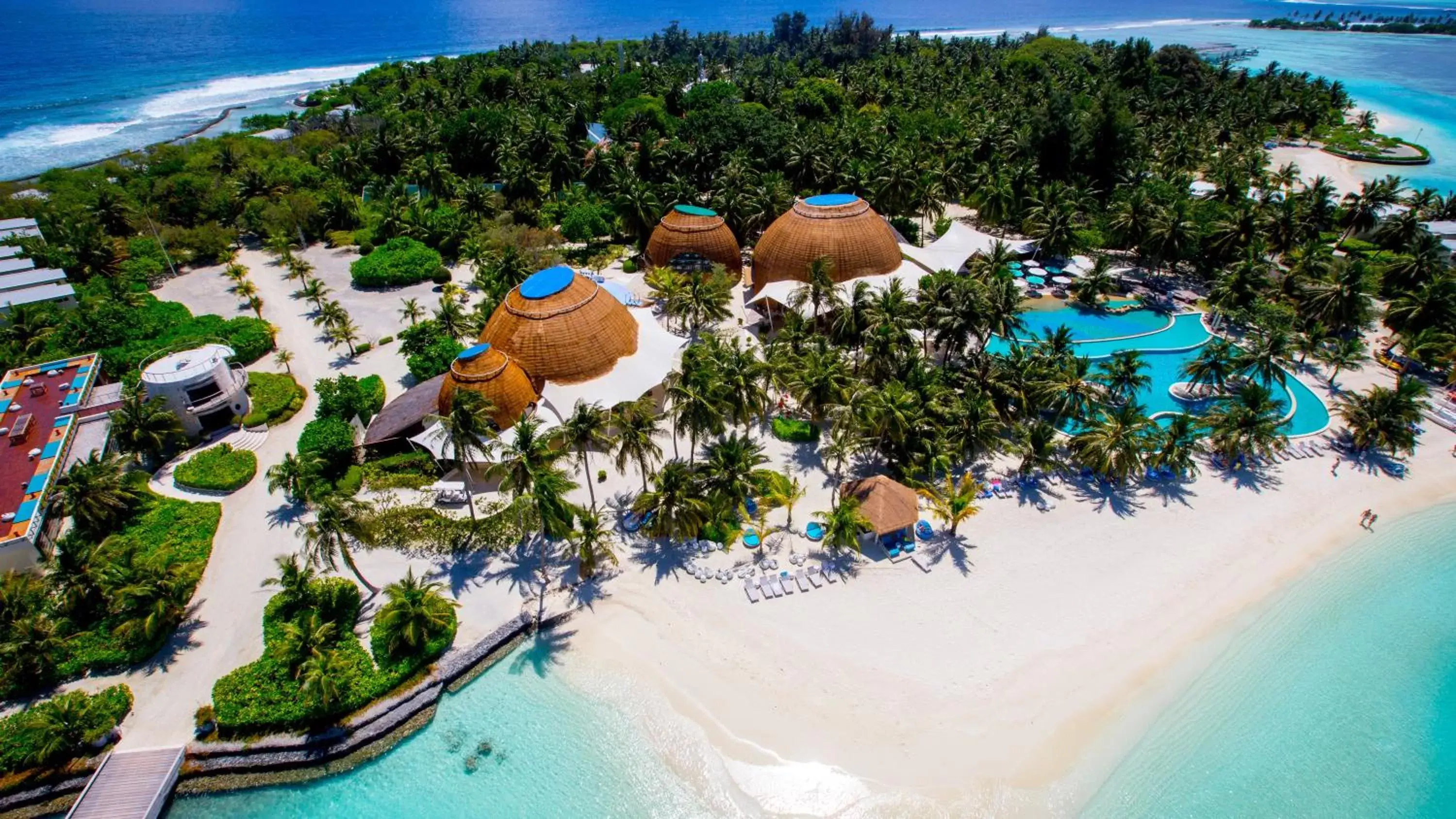 Property building, Bird's-eye View in Holiday Inn Resort Kandooma Maldives - Kids Stay & Eat Free