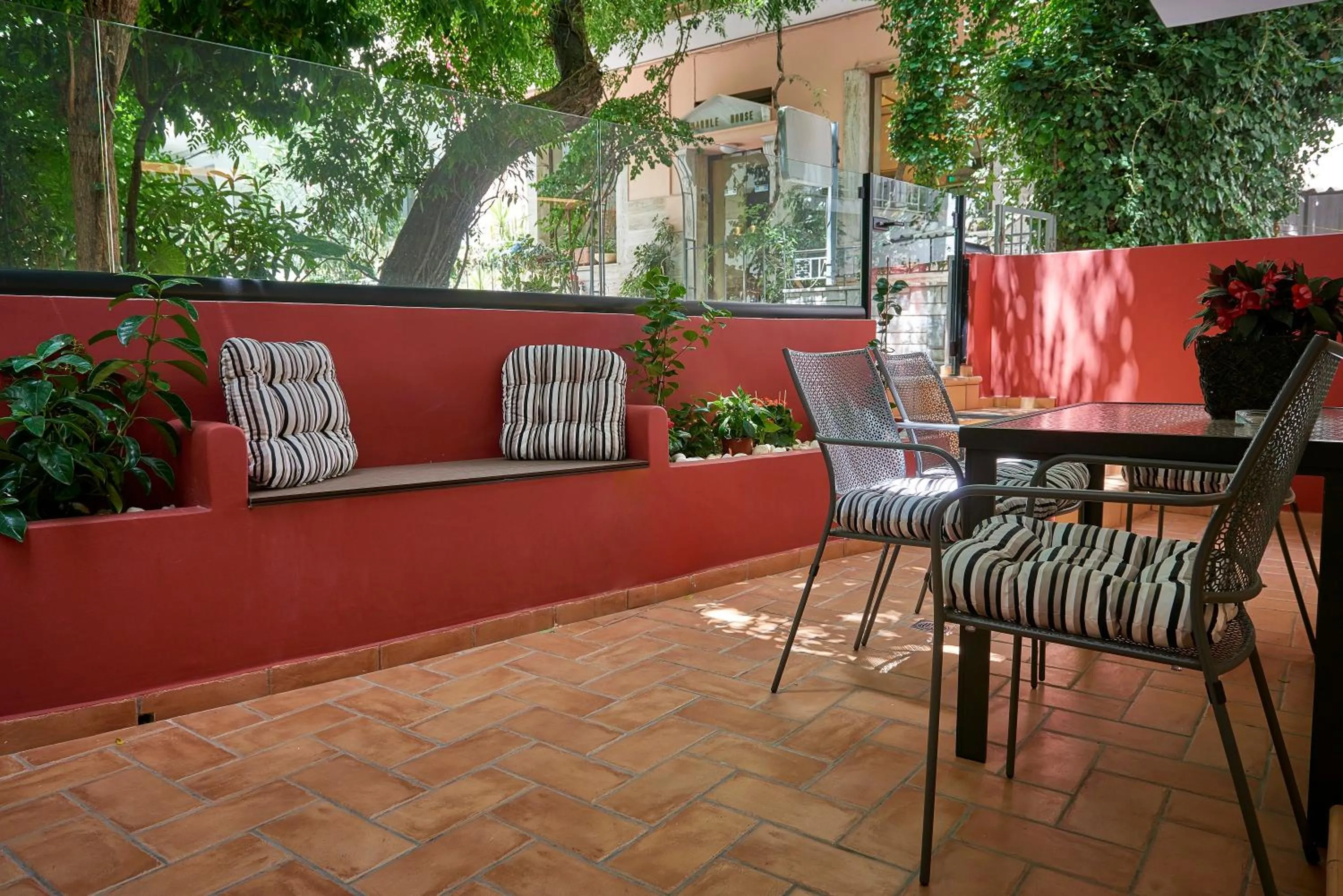 Off site in Marble House