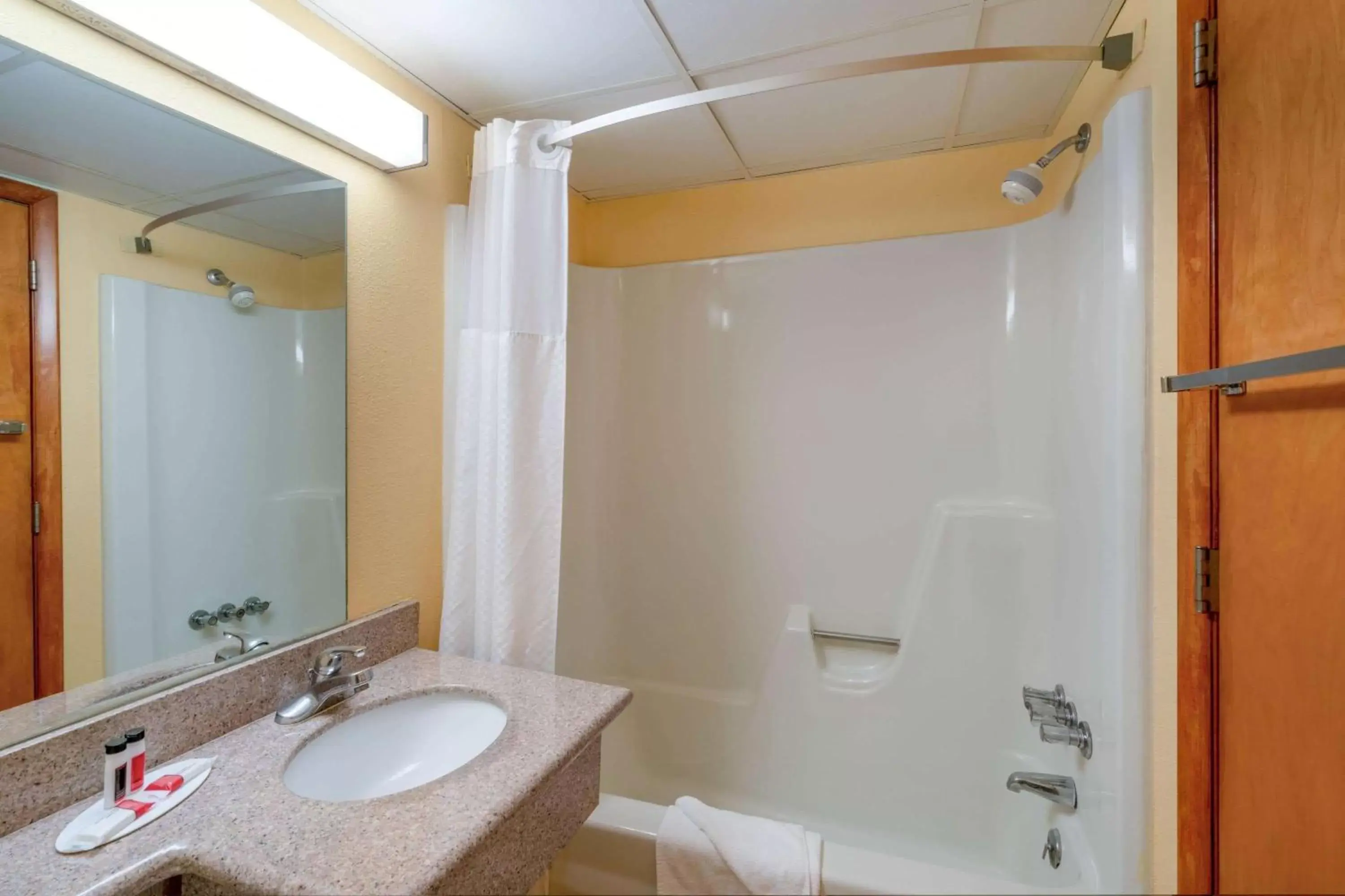 Bathroom in Days Inn by Wyndham Scranton PA