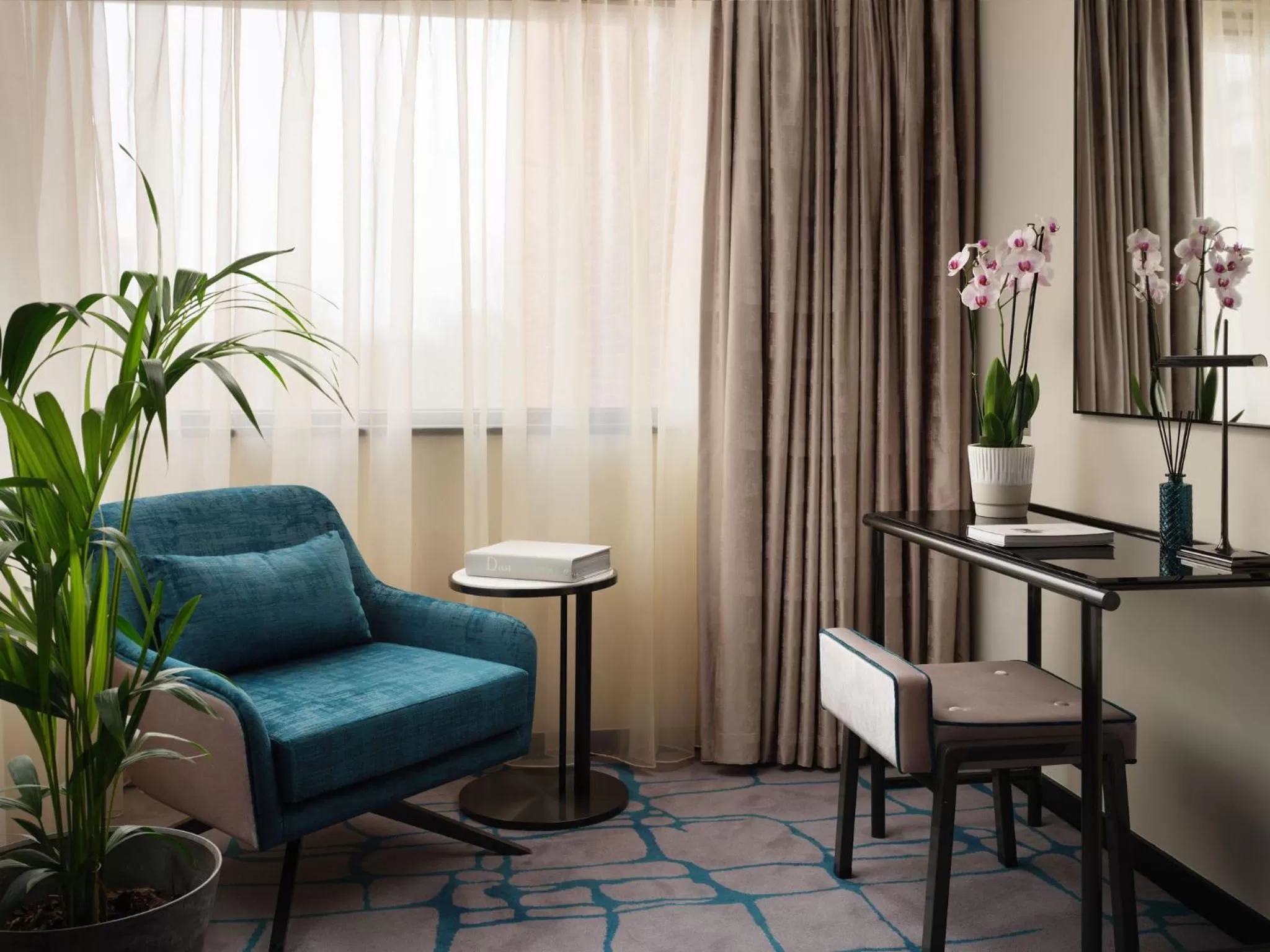 Seating area in Dao by Dorsett West London