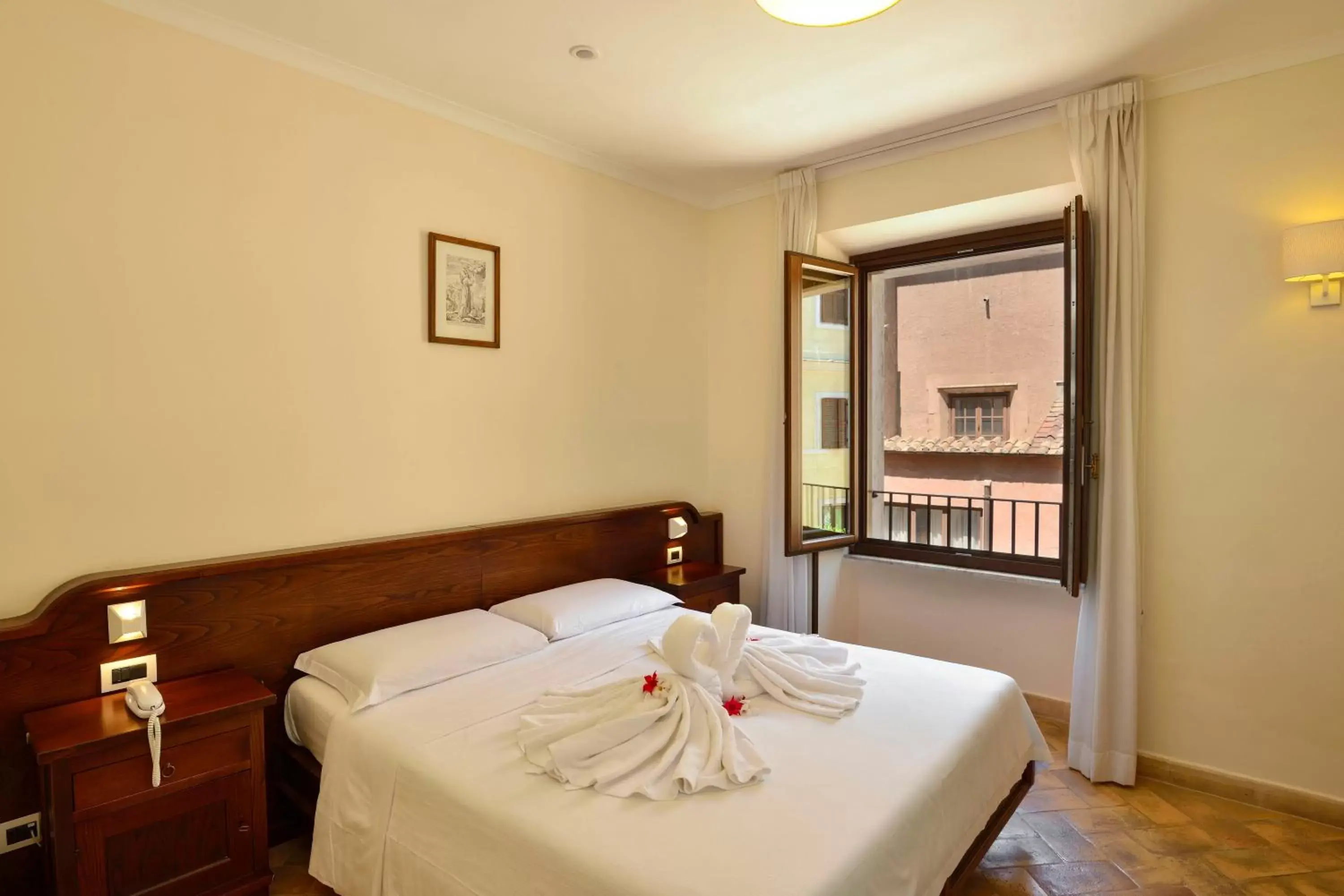 View (from property/room), Bed in Casa I Cappuccini