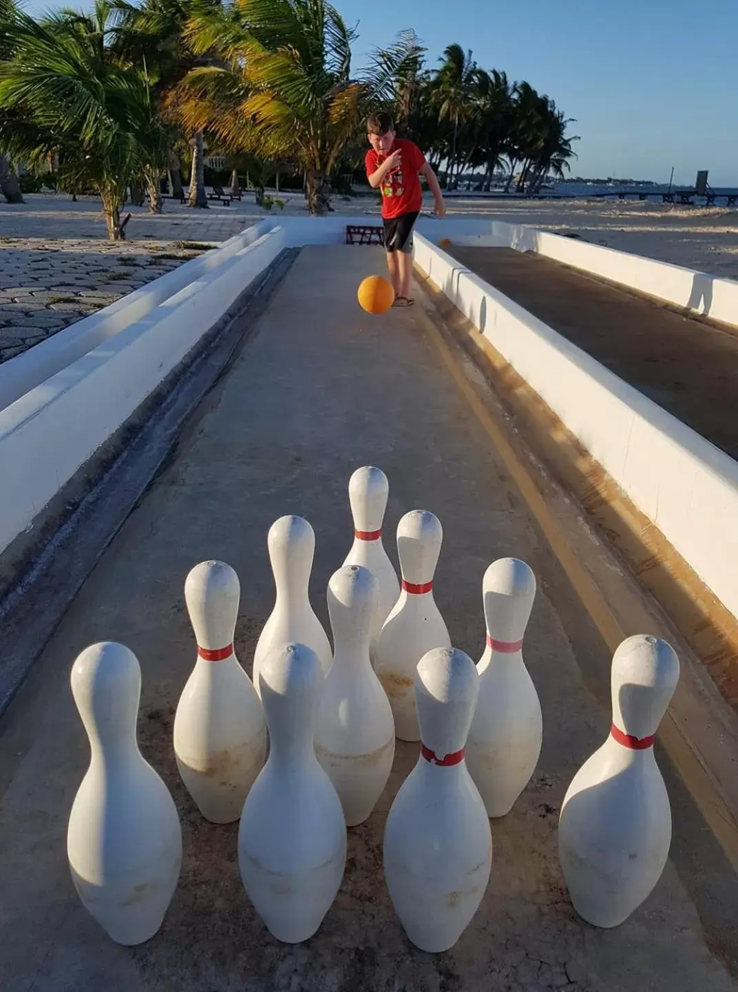 Bowling, Swimming Pool in Royal Caribbean Resort