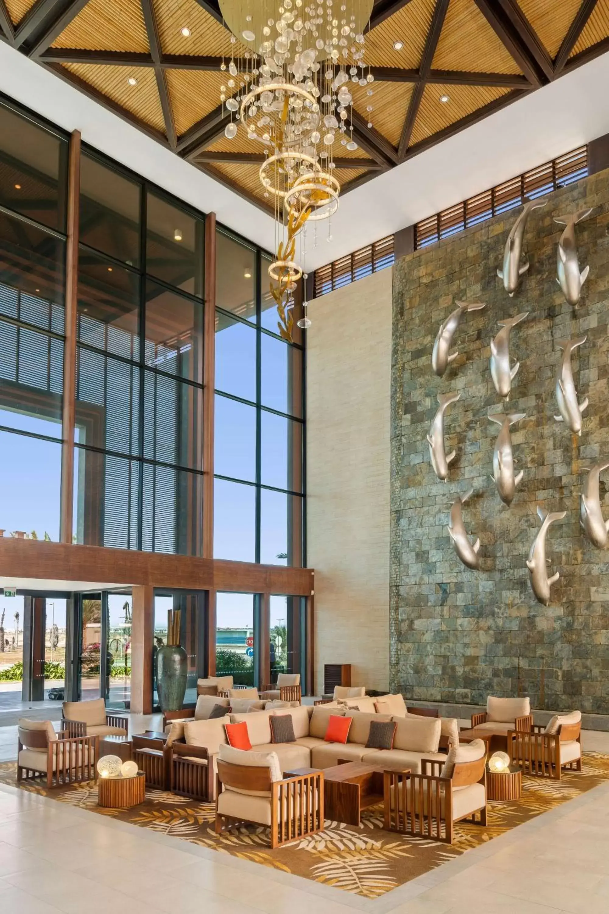 Lobby or reception, Restaurant/Places to Eat in Hilton Cabo Verde Sal Resort