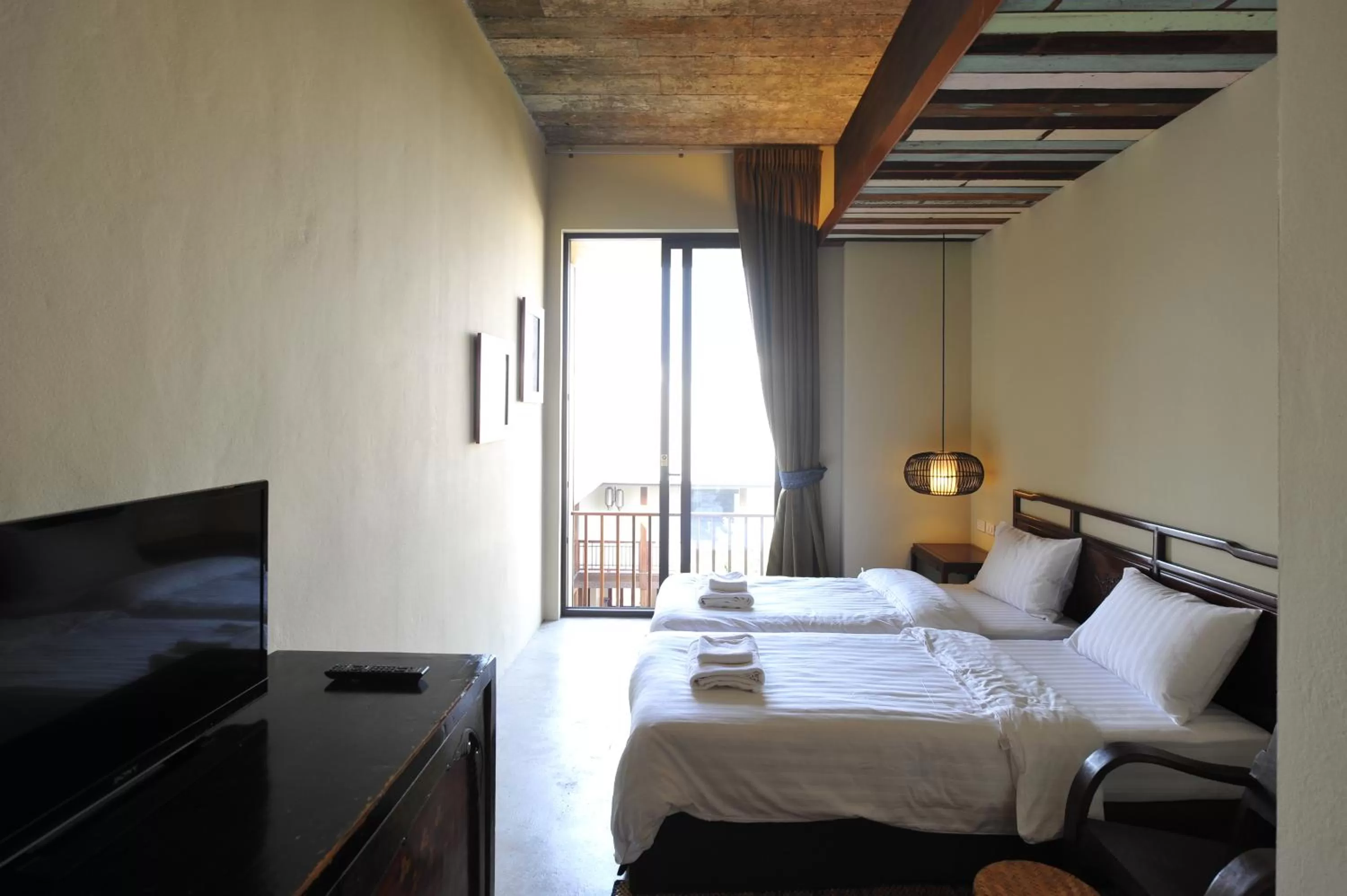 Bed in Villa Bangkok