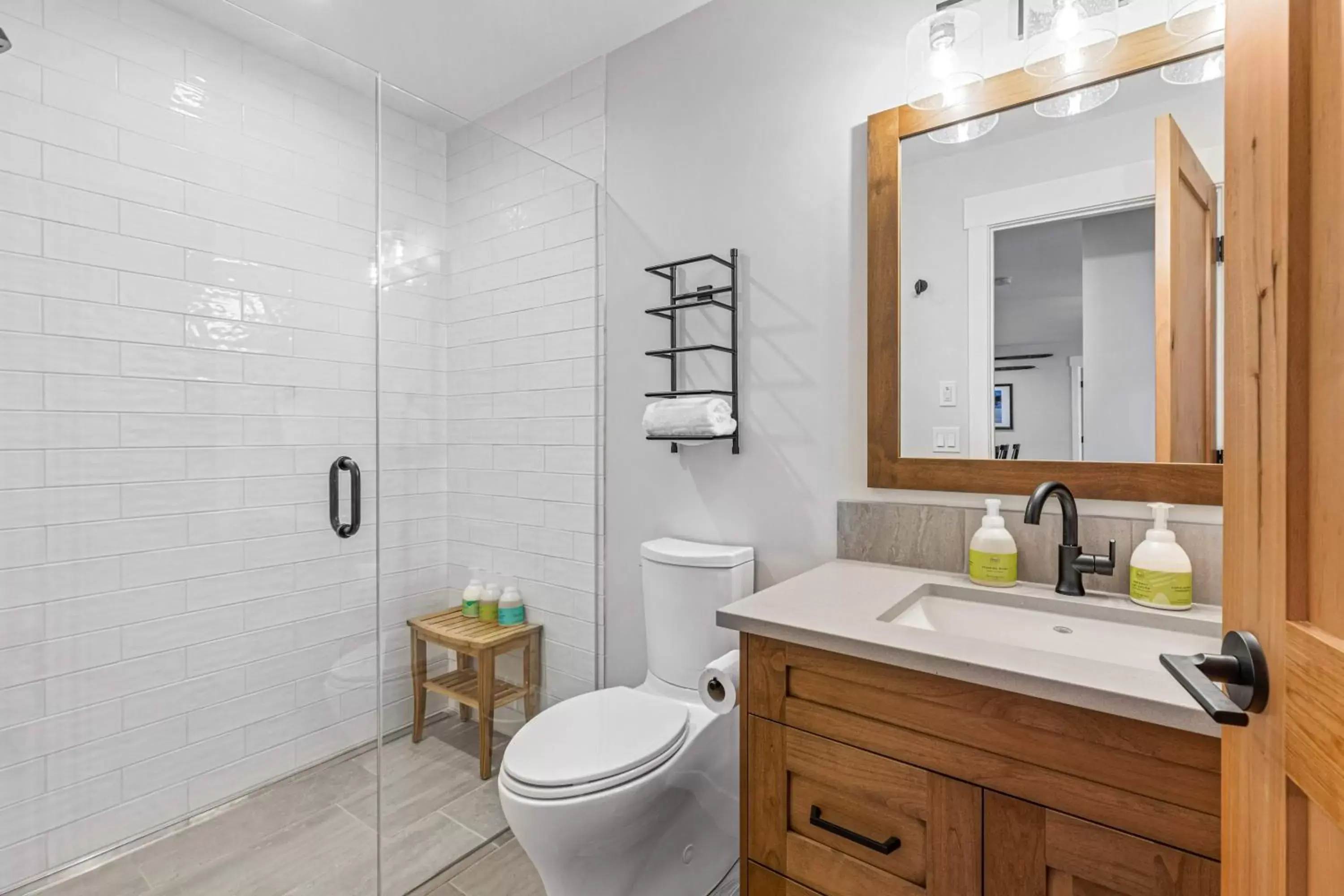 Bathroom in Tamarack Lodge by Spring Creek Vacations