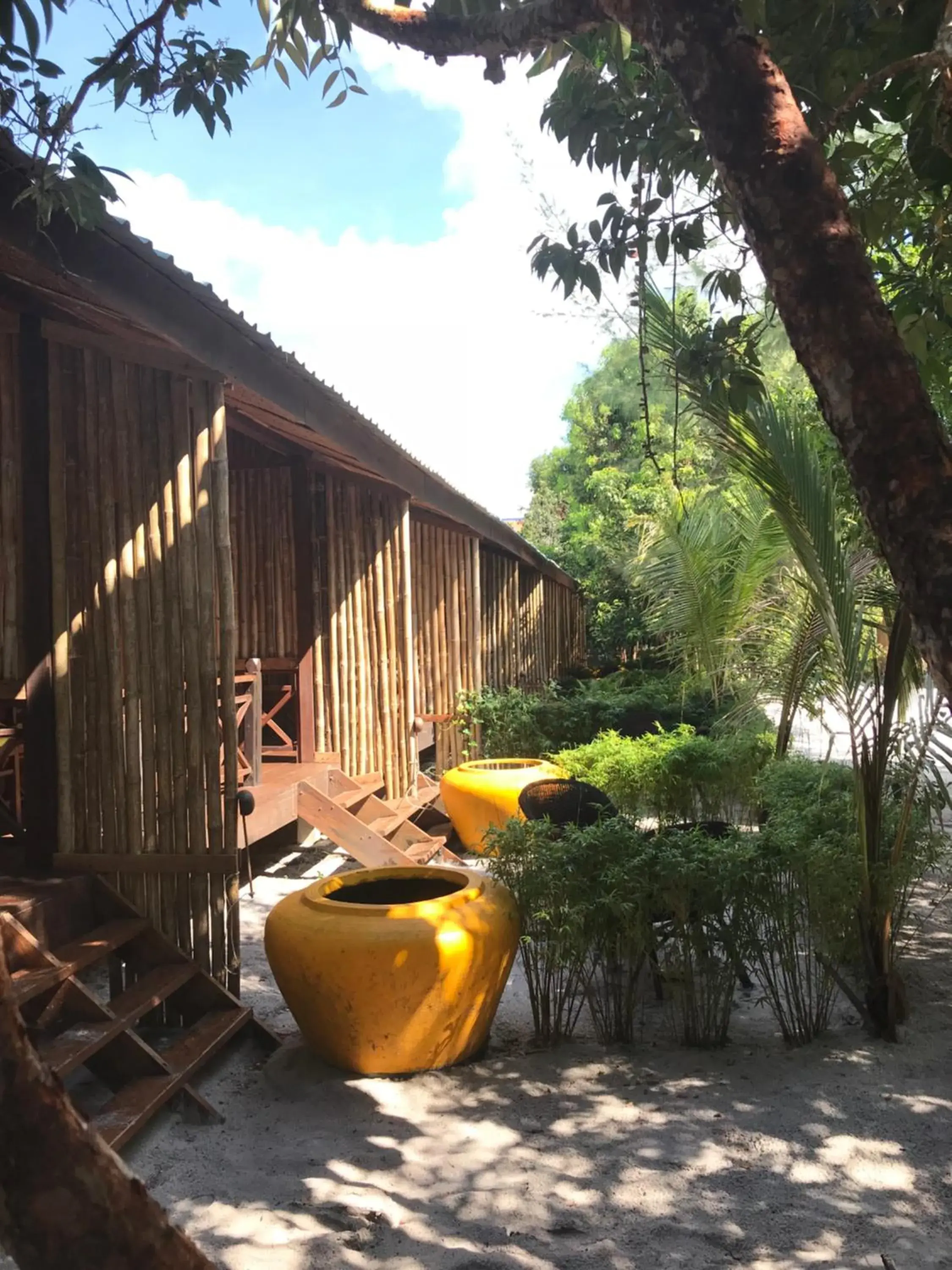 Patio in Sok San Beach Resort