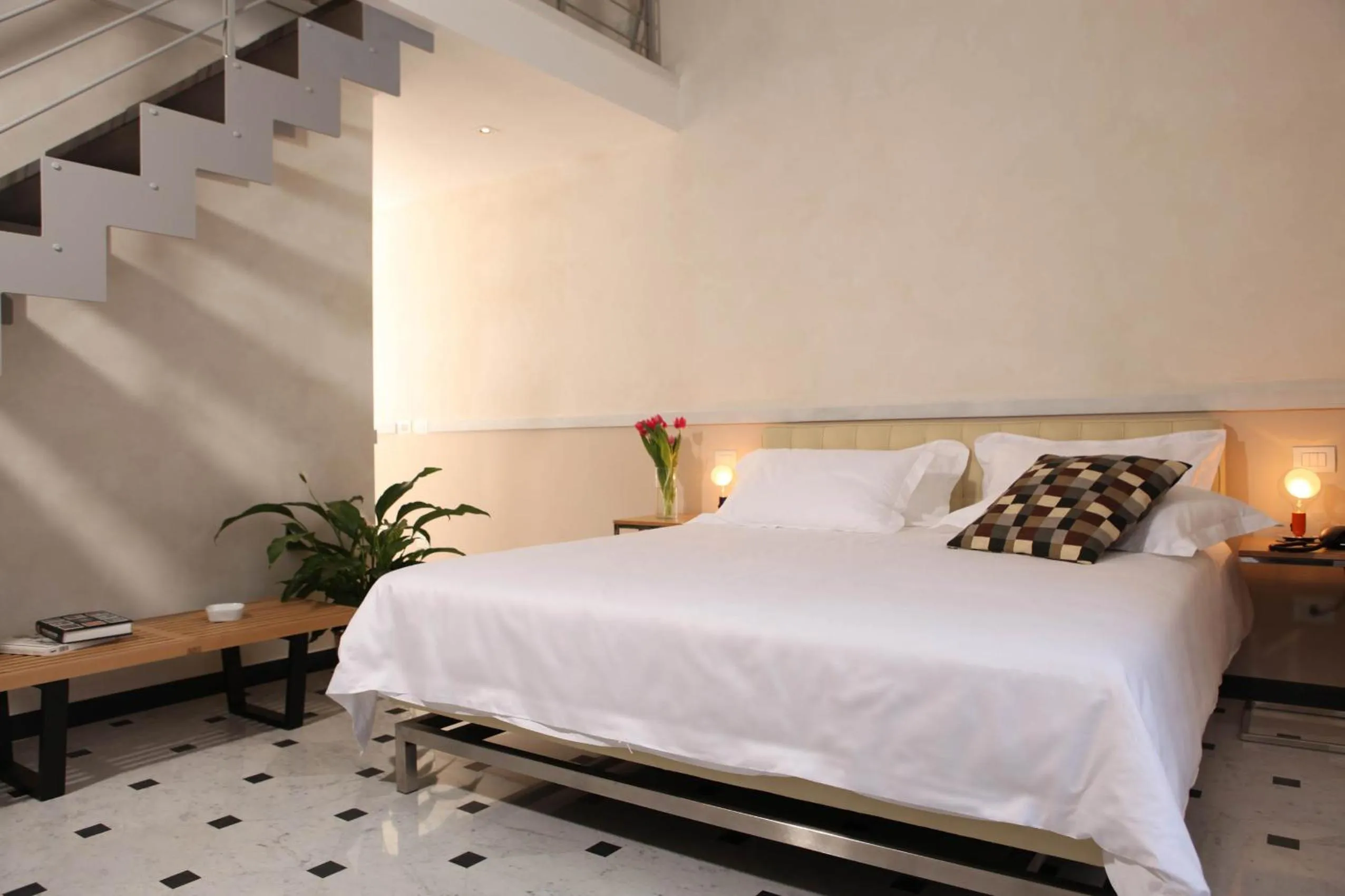 Bed in Hotel Le Nuvole Residenza d'Epoca