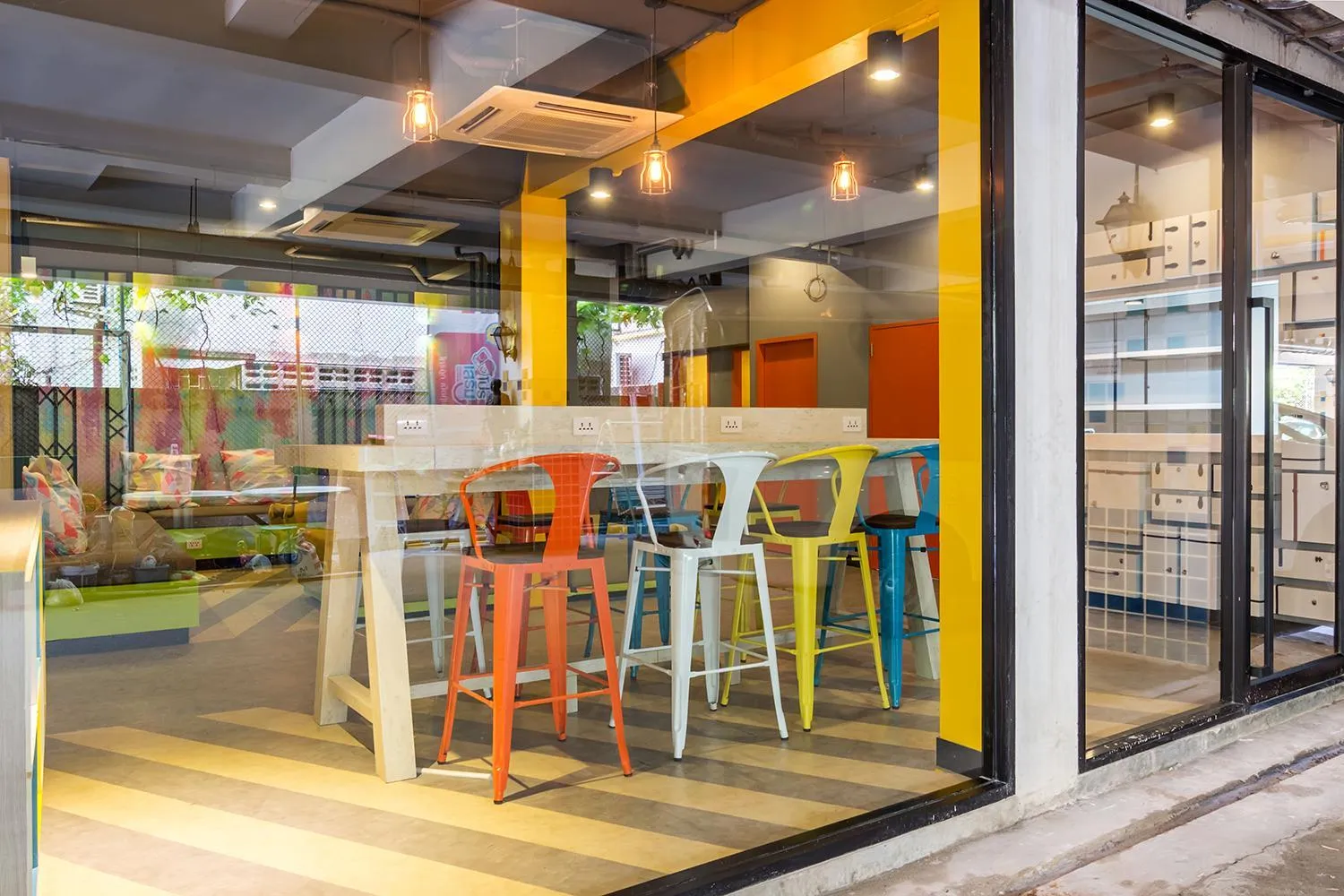 Lobby or reception in iSanook Hostel