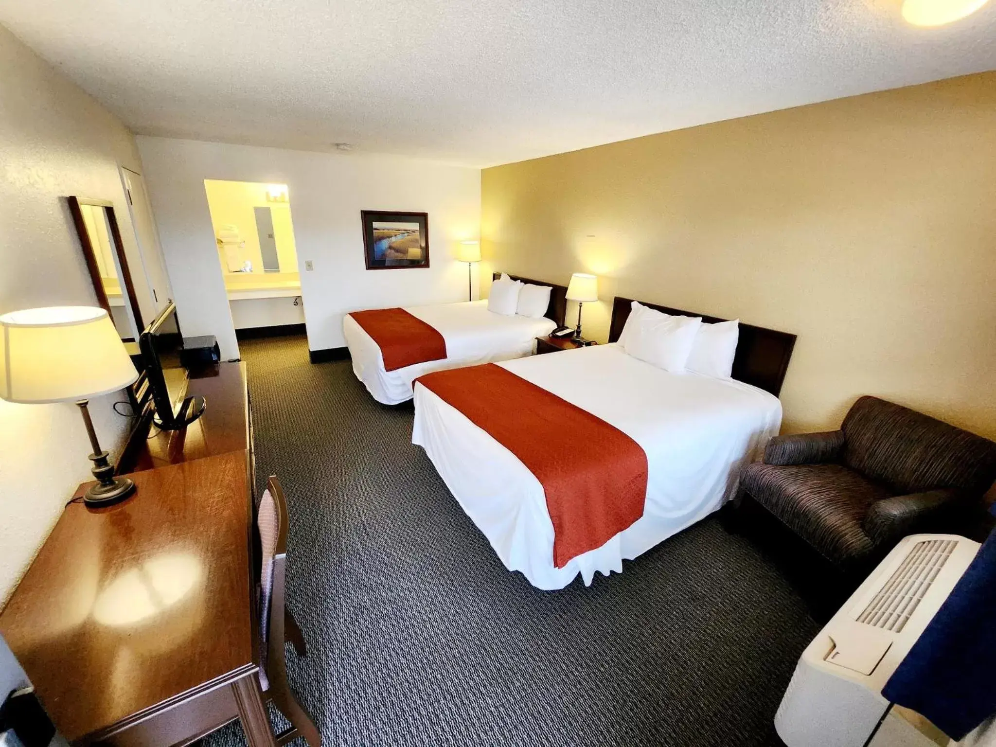 Bed in Budget Motel Bed in Budget Motel