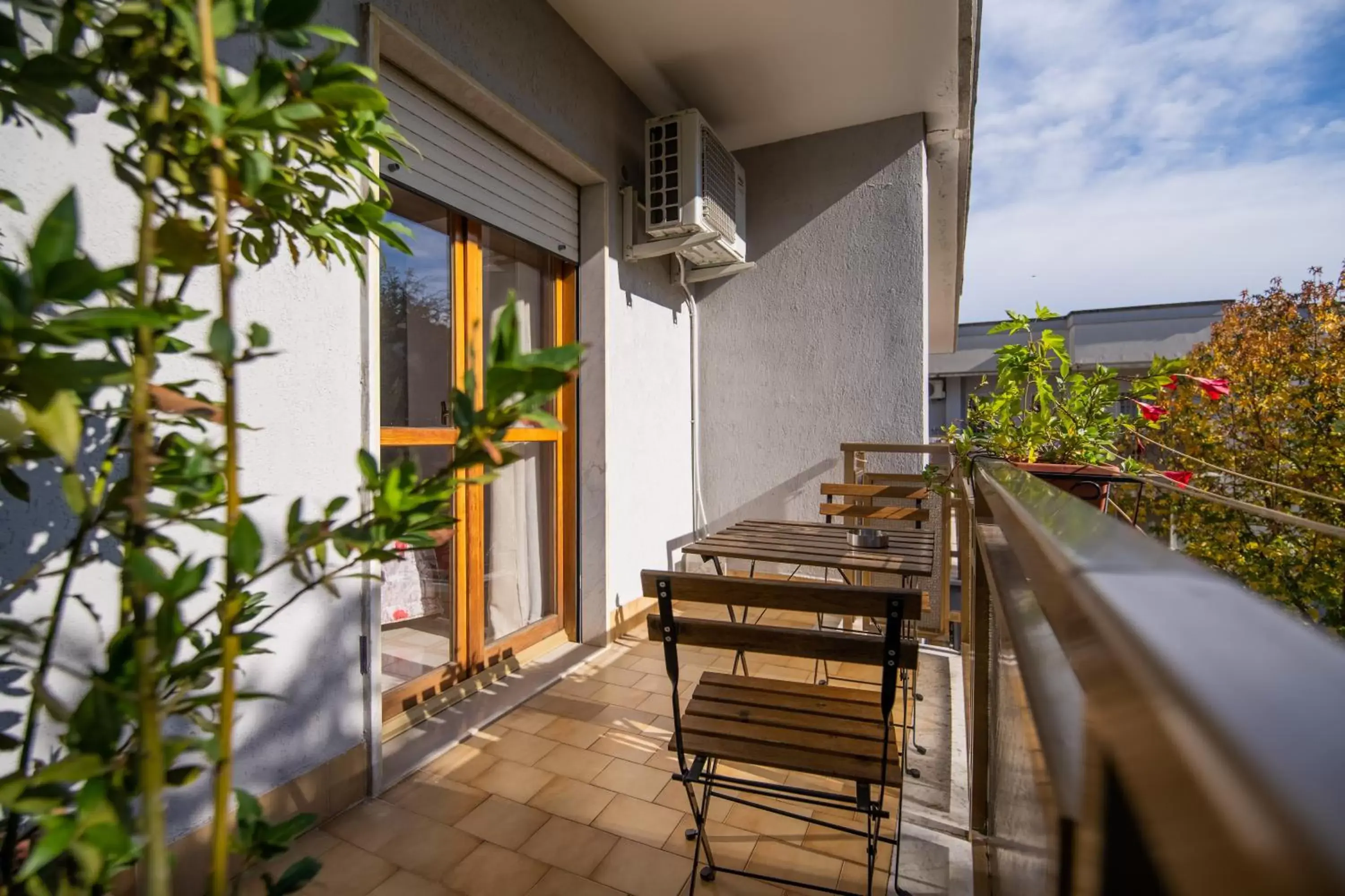 Balcony/Terrace in B&B A casa di Amici