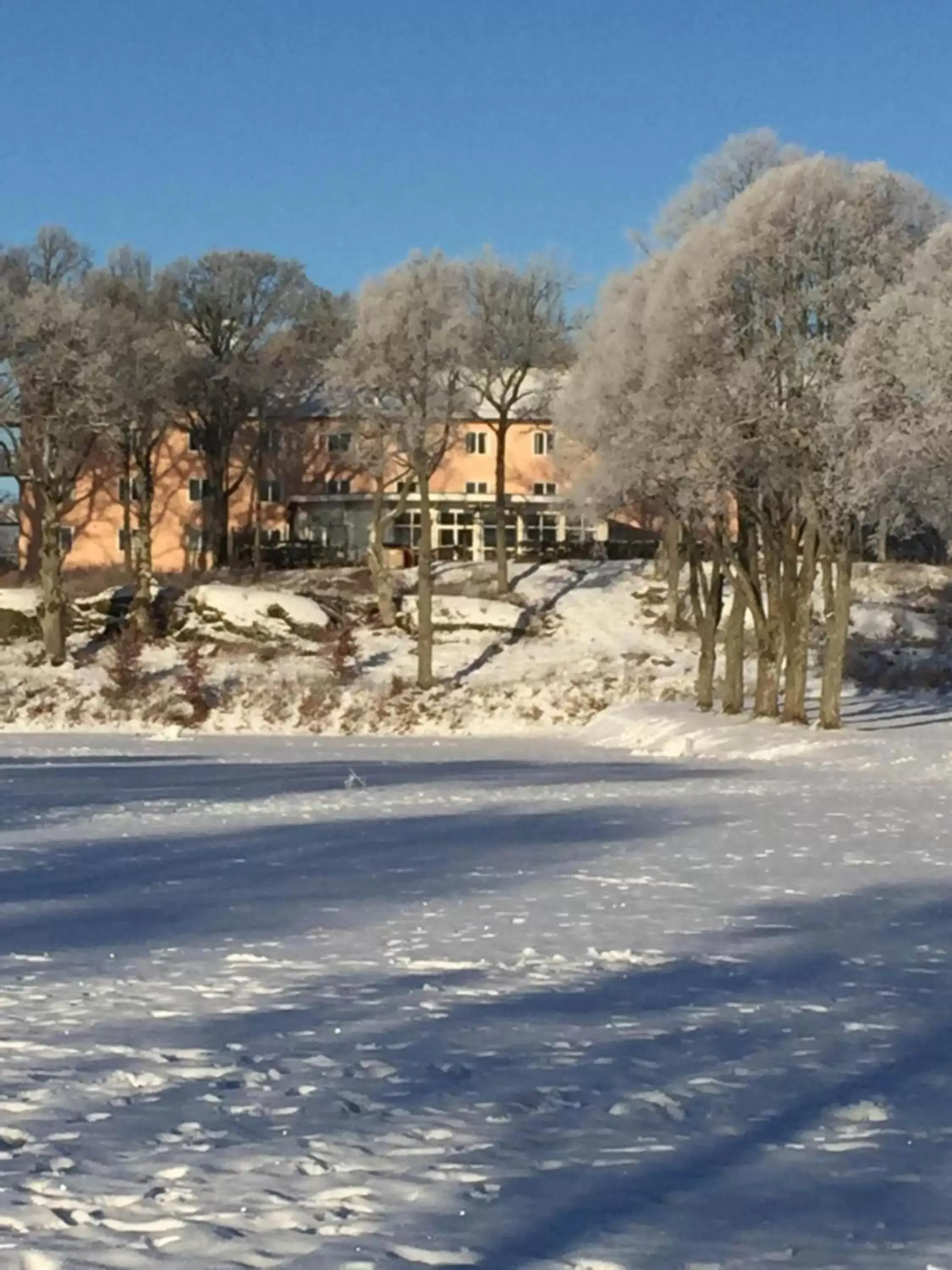 Property building, Winter in Hotel Hehrne Kök & Konferens