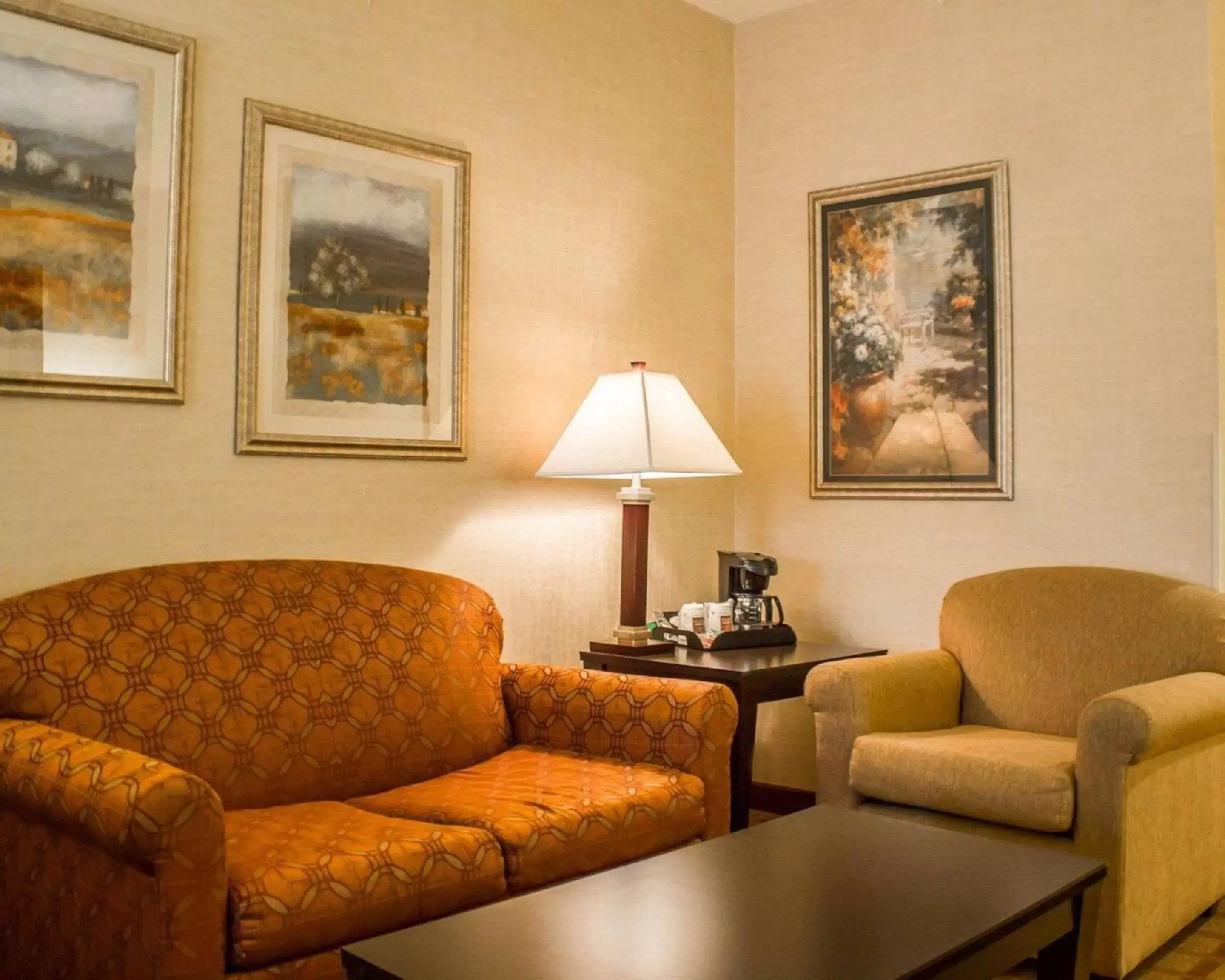 Photo of the whole room, Seating Area in Comfort Suites Edinboro