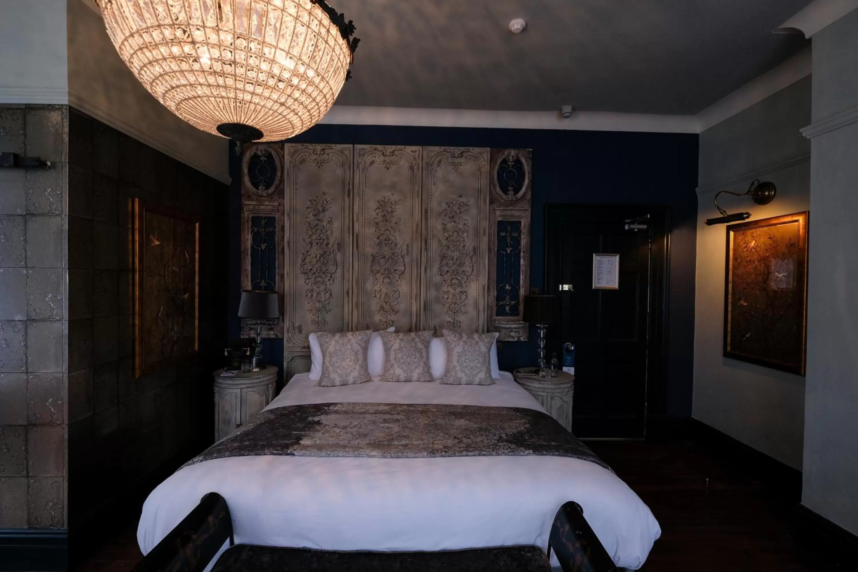 Bed in Bowburn Hall Hotel