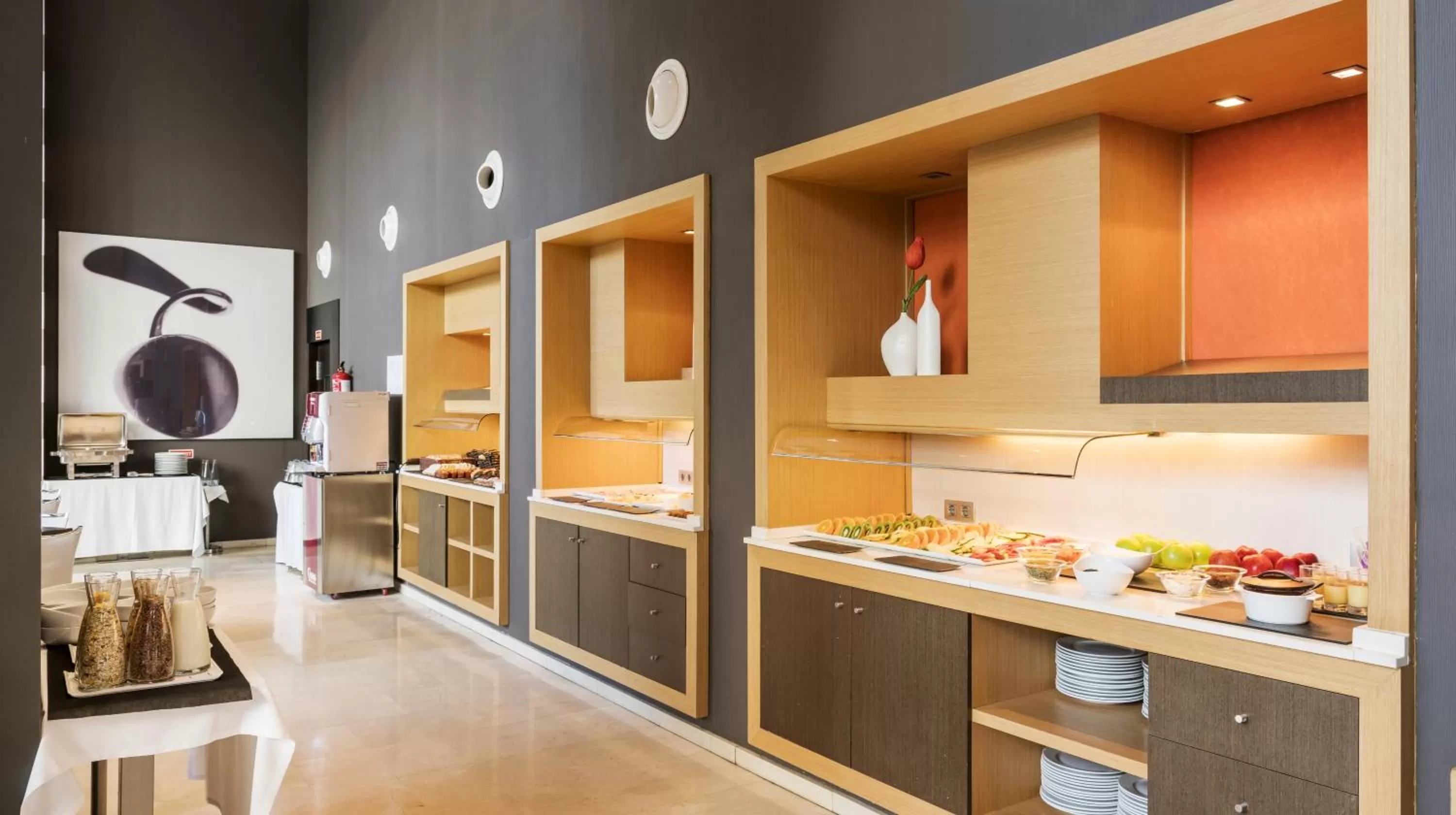 Continental breakfast in Ilunion Aqua 3