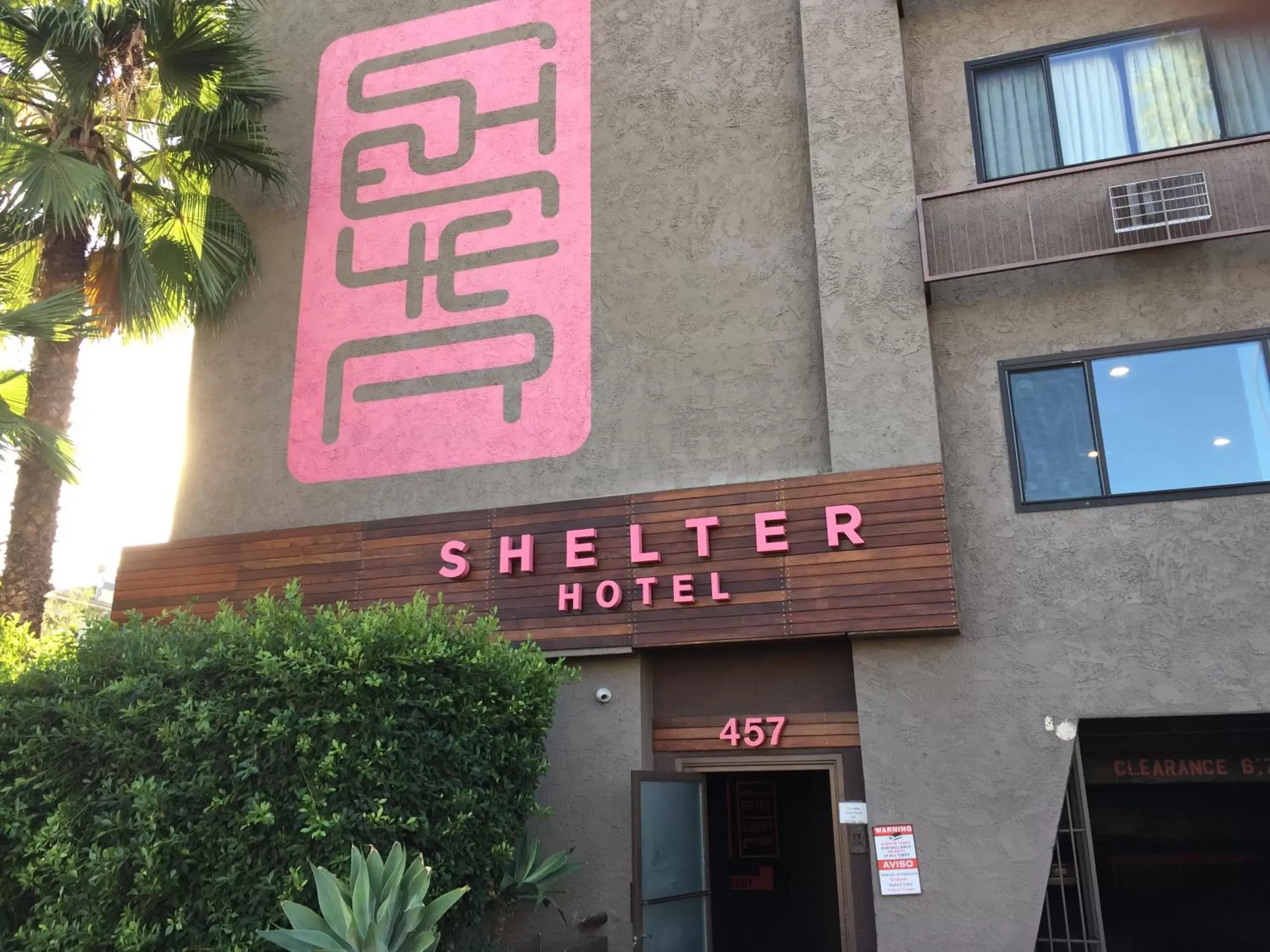 Facade/entrance, Property Building in Shelter Hotel Los Angeles