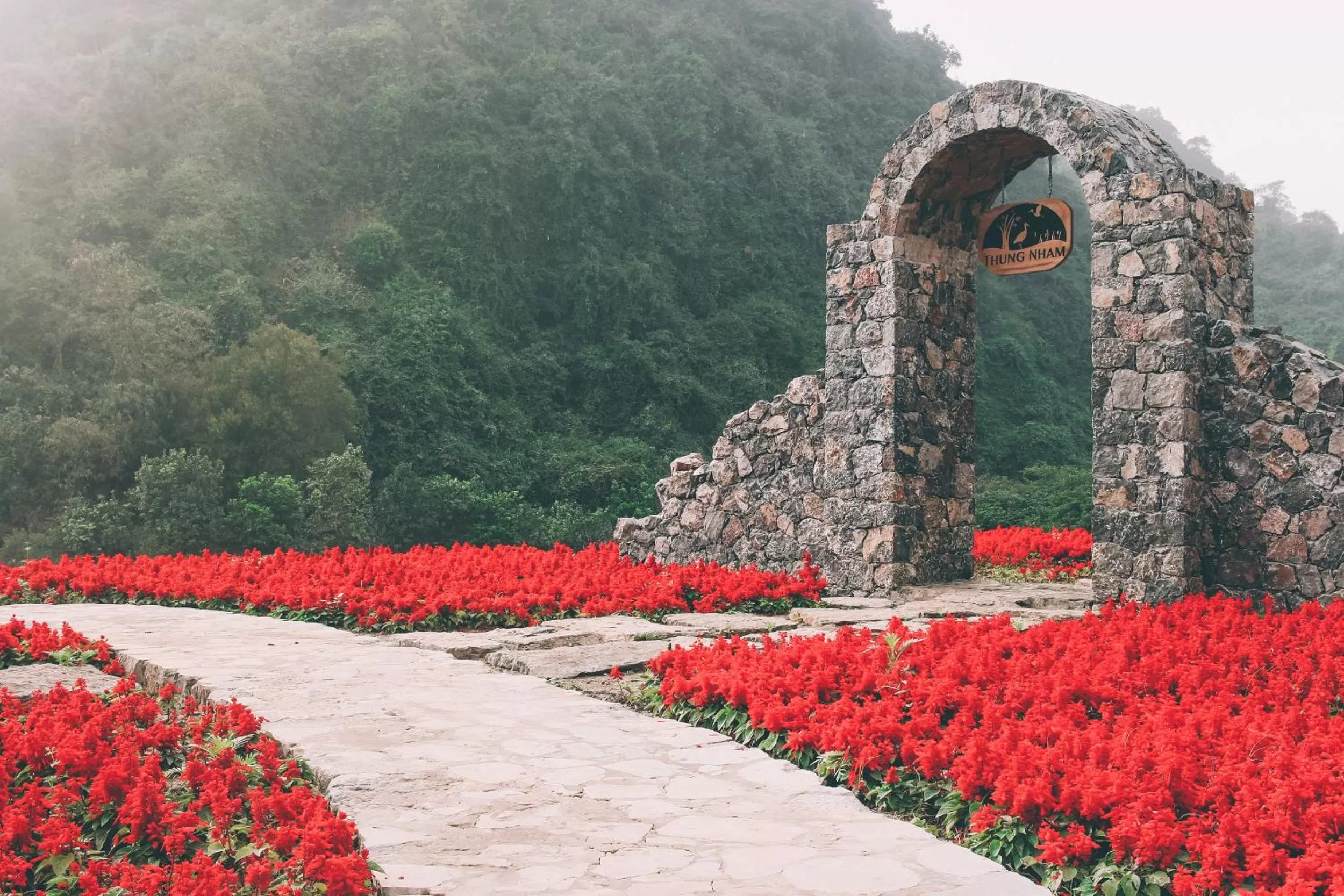 Natural landscape in Thung Nham Resort