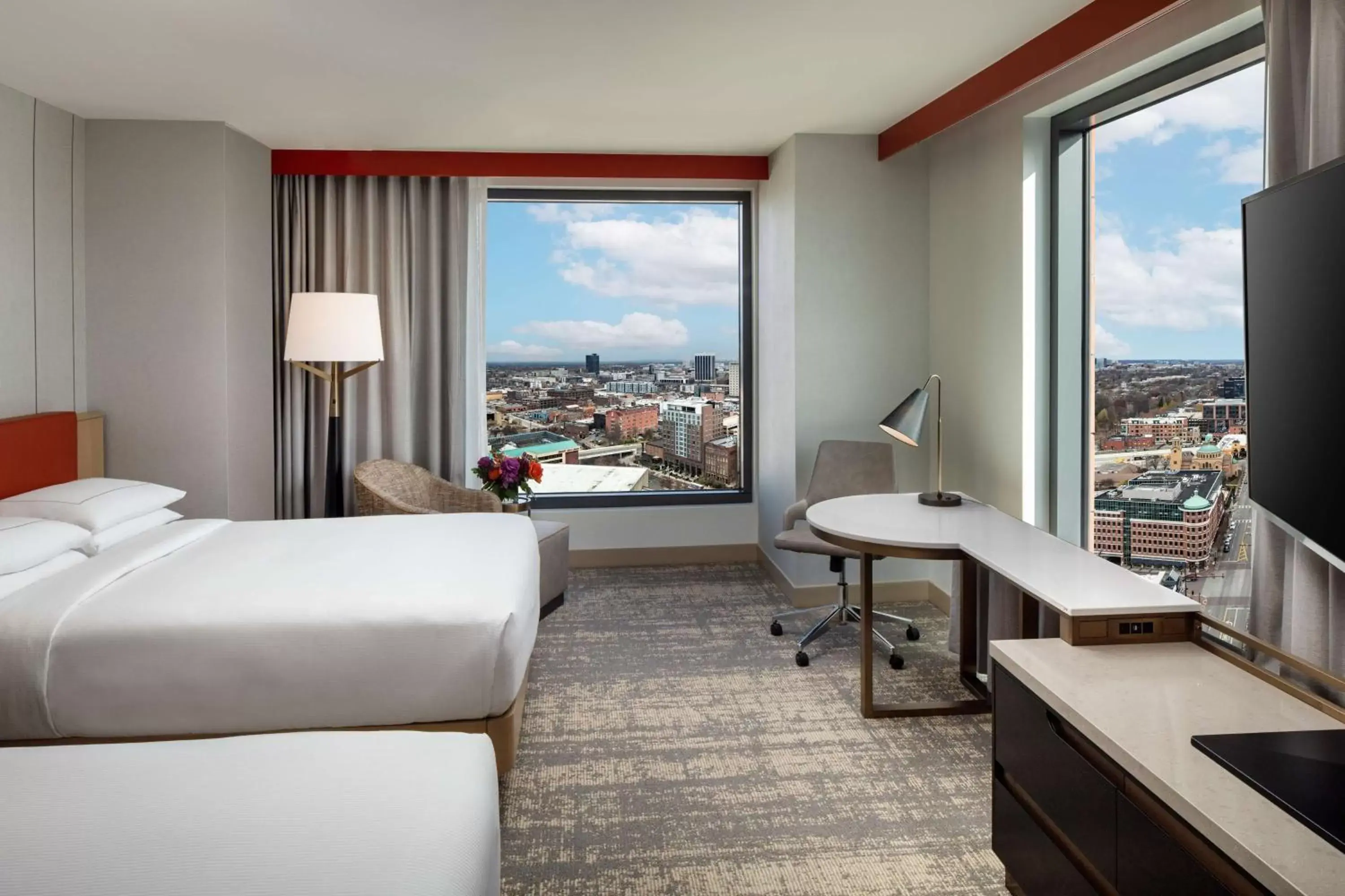 Bedroom, City View in Hilton Columbus Downtown