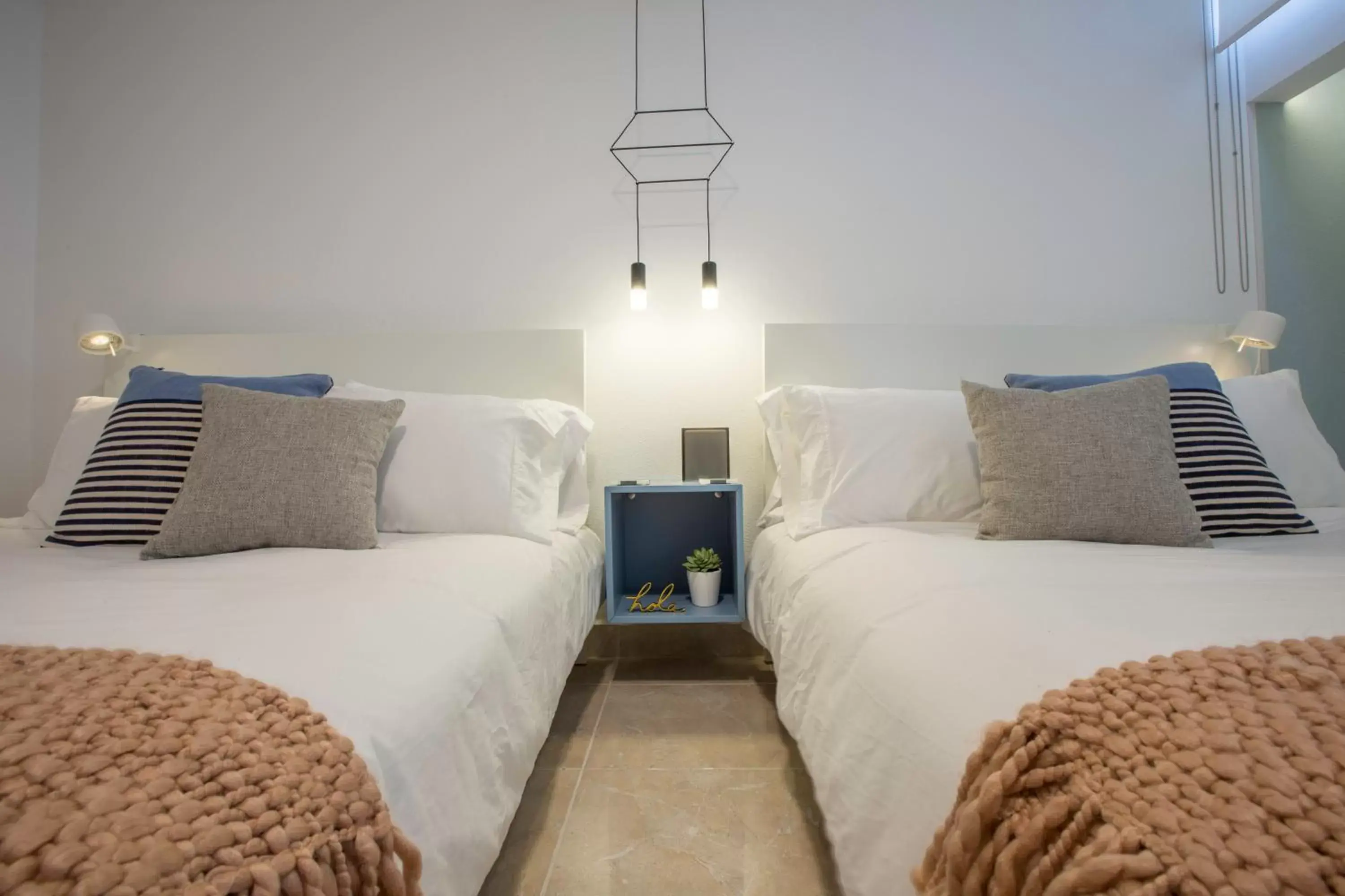 Bedroom, Bed in OCEAN VIEW DELUXE SUITE: PVT. BEACH & POOL