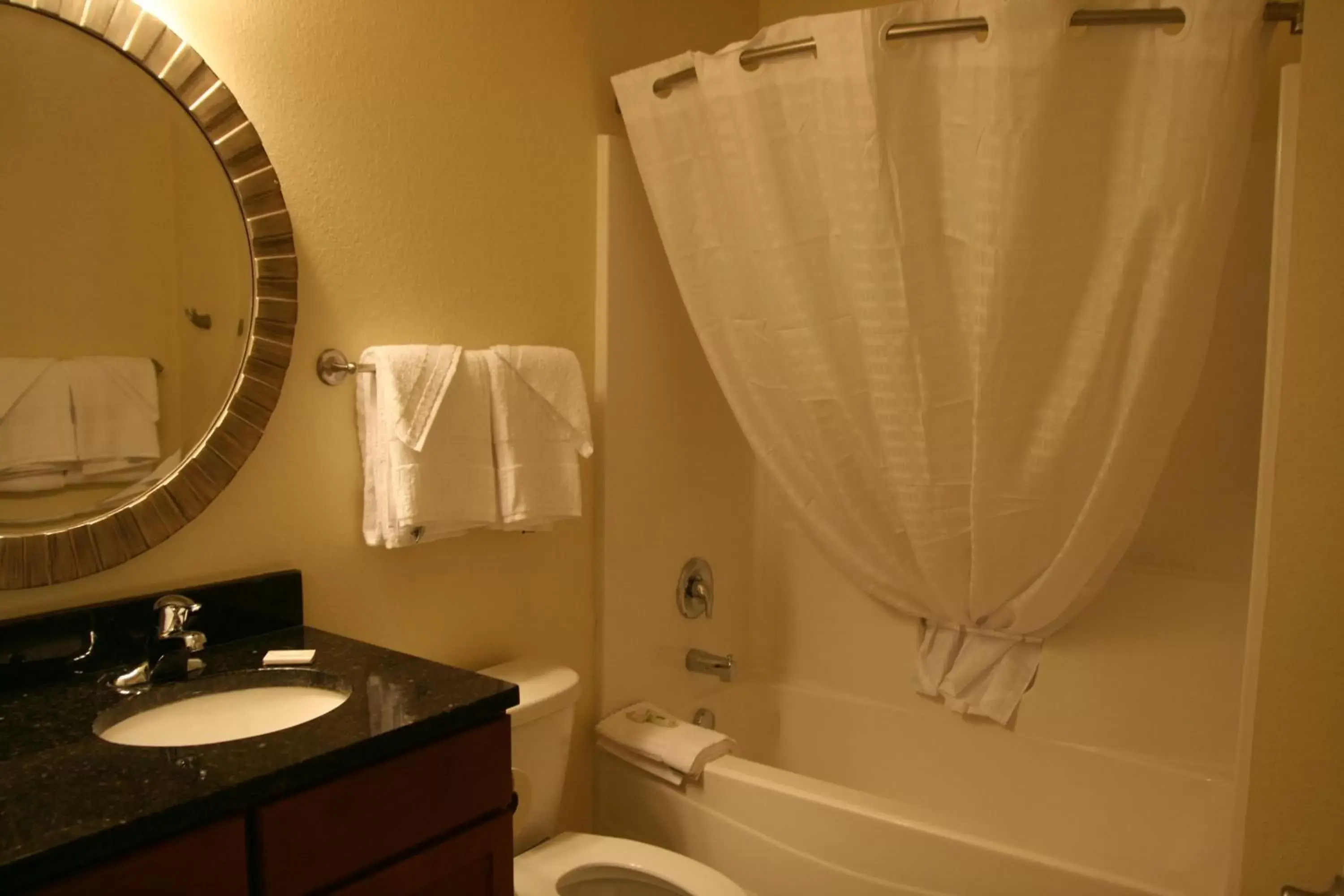Bathroom in Affordable Suites of America Stafford Quantico