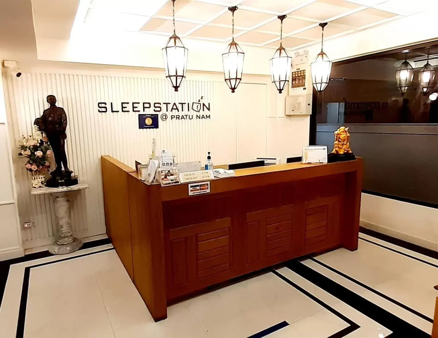 Lobby or reception in Sleepstation at Pratunam